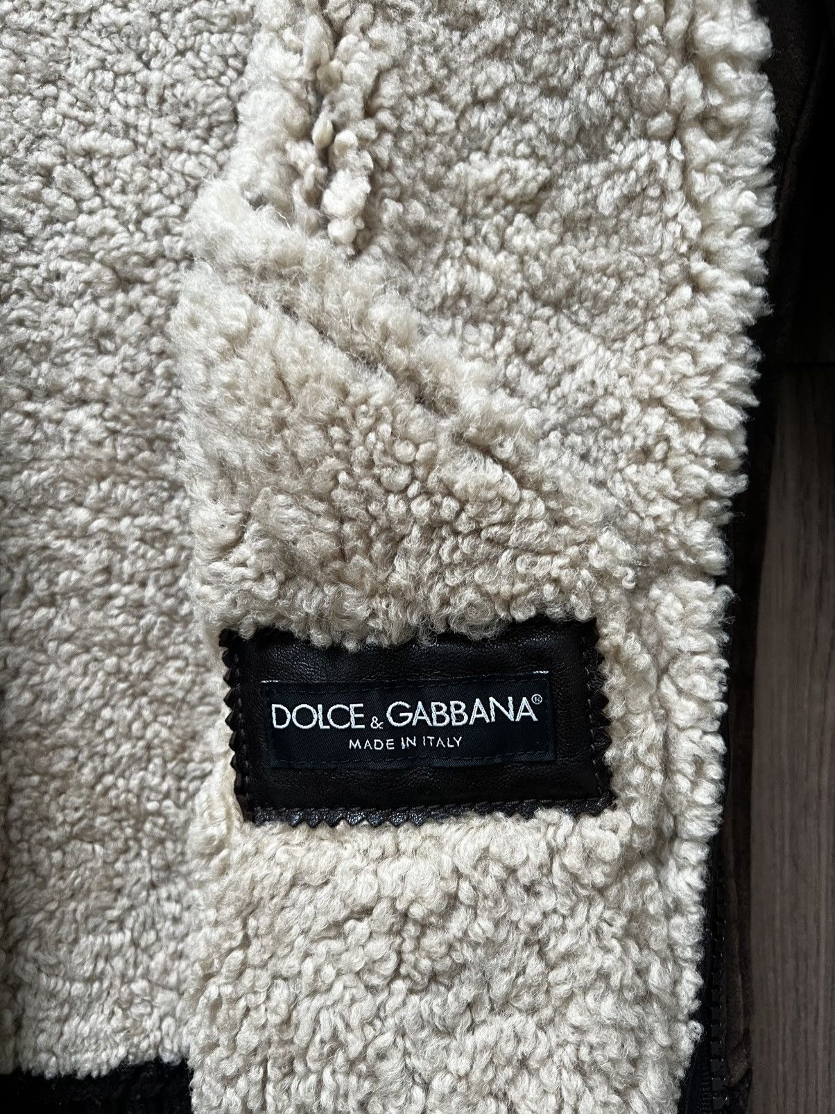 Dolce & Gabbana Dolce & Gabbana Shearling Sheepskin Jacket (IT48) Size US M / EU 48-50 / 2 - 4 Thumbnail