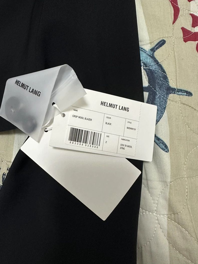 Helmut Lang HELMUT LANG Black short coat Size M / US 6-8 / IT 42-44 - 4 Thumbnail