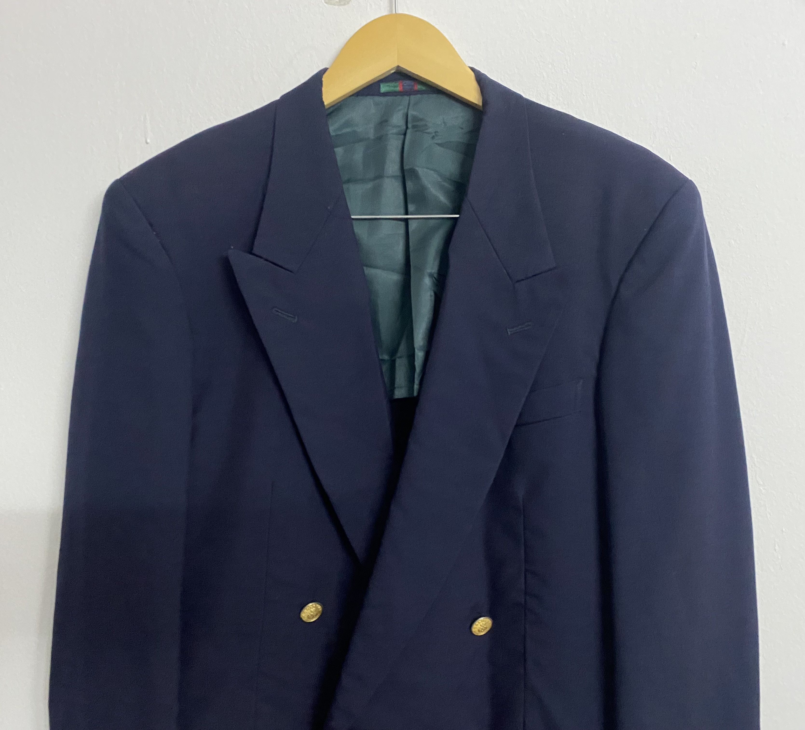 Alexander Julian Colour Alexender Julian Inky Blue DB Blazer Size 50R - 3 Thumbnail