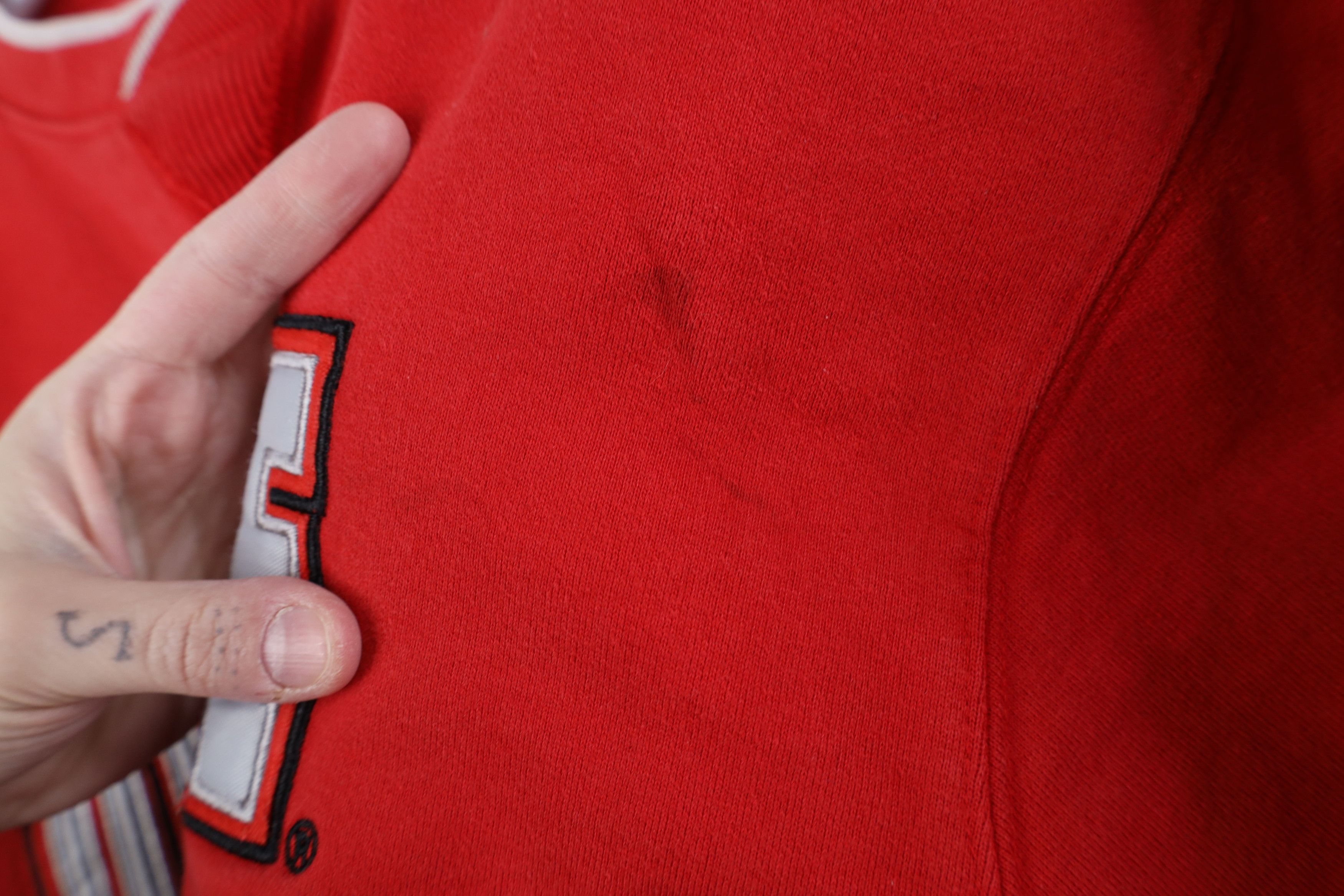 Vintage Vintage 90s Y2K Ohio State University Sweatshirt Red Size US L / EU 52-54 / 3 - 5 Thumbnail