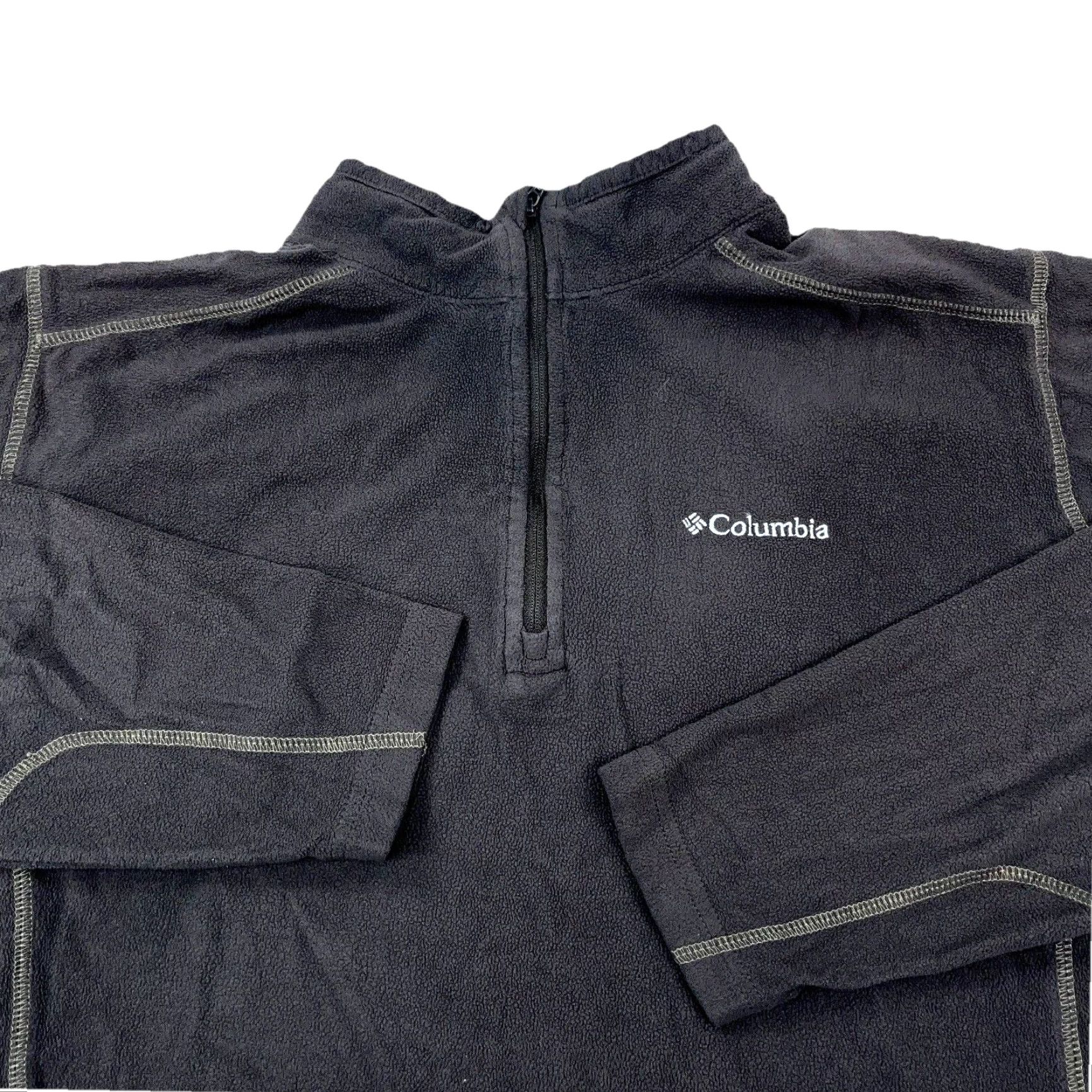 Vintage Columbia Sweater Mens Large Brown Pullover Fleece 1/4 Zip Lightweight Knit Casual Classic Outdoor Modern Size US L / EU 52-54 / 3 - 2 Thumbnail