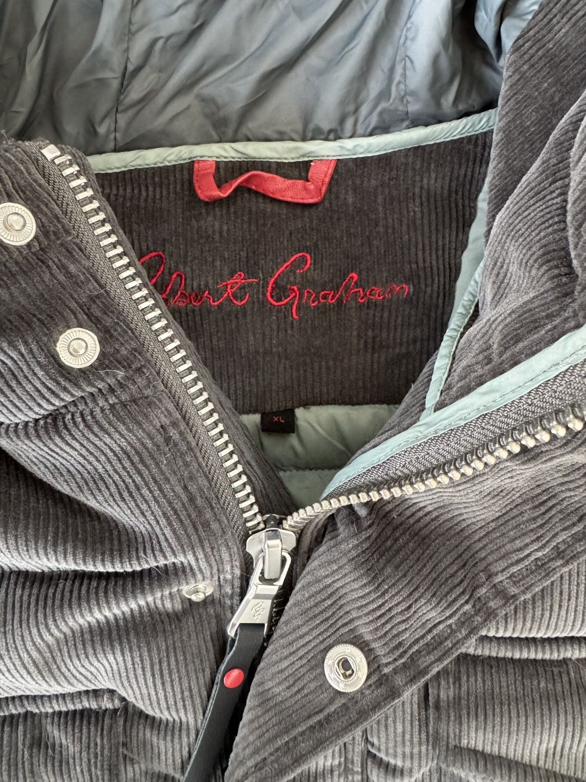 Robert Graham Robert Graham gray corduroy puffer Size US XL / EU 56 / 4 - 3 Thumbnail
