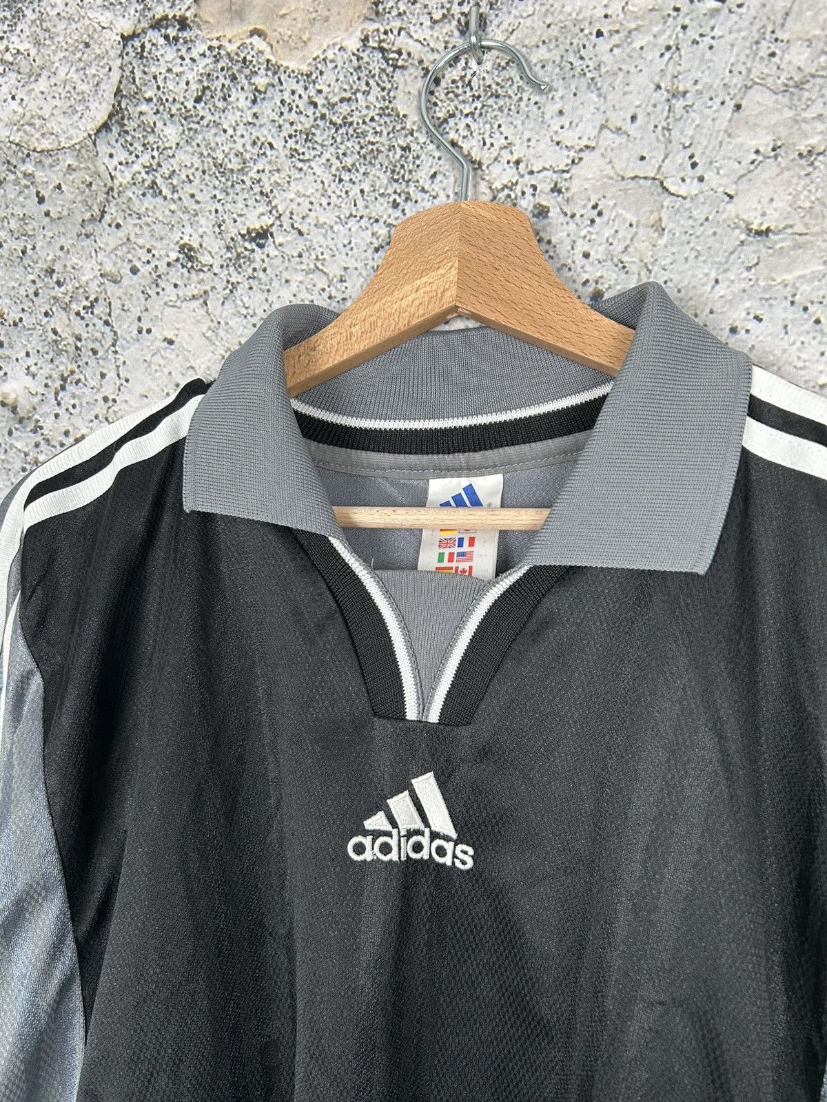 Adidas Vintage Adidas 90s Goalkeeper Soccer Jersey Football Archive Size US L / EU 52-54 / 3 - 3 Thumbnail