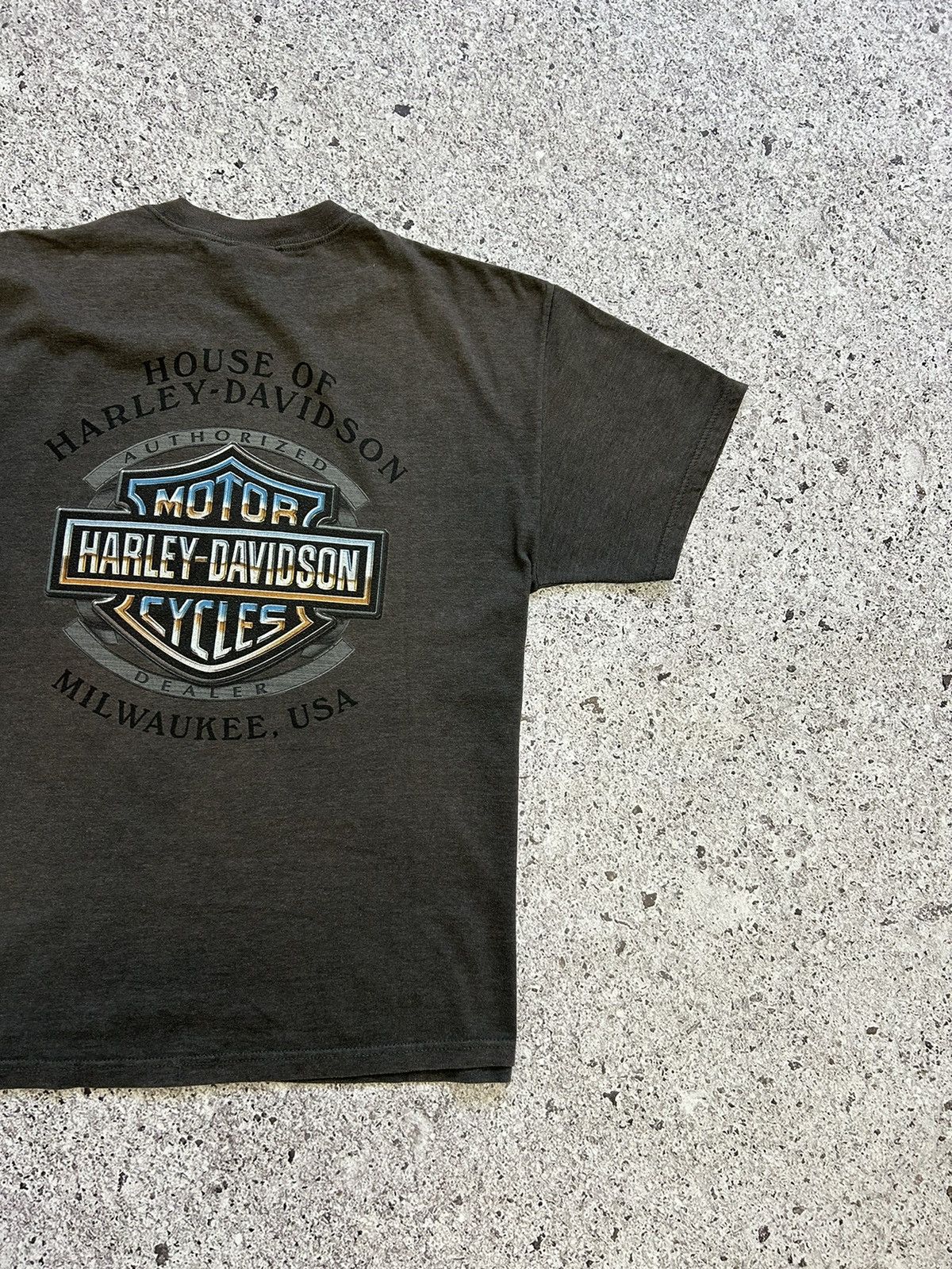 Band Tees × Harley Davidson × Vintage Vintage House Of Harley Davidson Milwaukee USA 2005 Tee Size US L / EU 52-54 / 3 - 5 Thumbnail