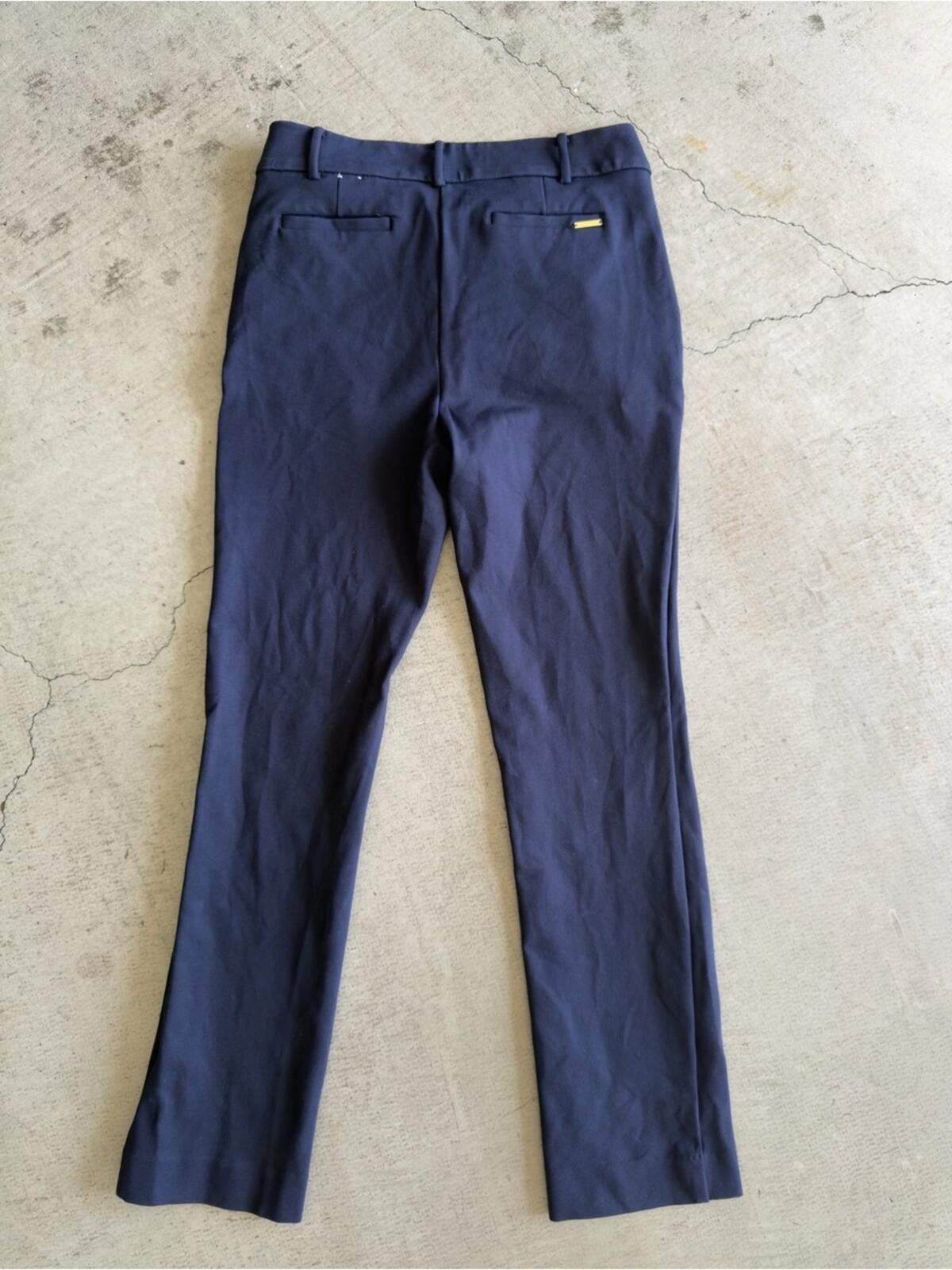 Other Anne Klein / Gold Button Detail Stretch Pants Leggings Size 32" / US 10 / IT 46 - 6 Thumbnail