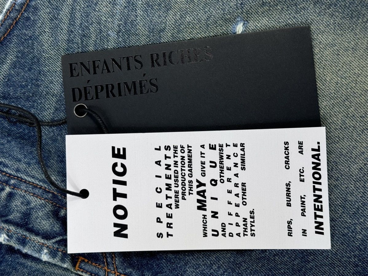 Enfants Riches Deprimes DISTRESSED DENIM JEANS Size US 34 / EU 50 - 9 Thumbnail