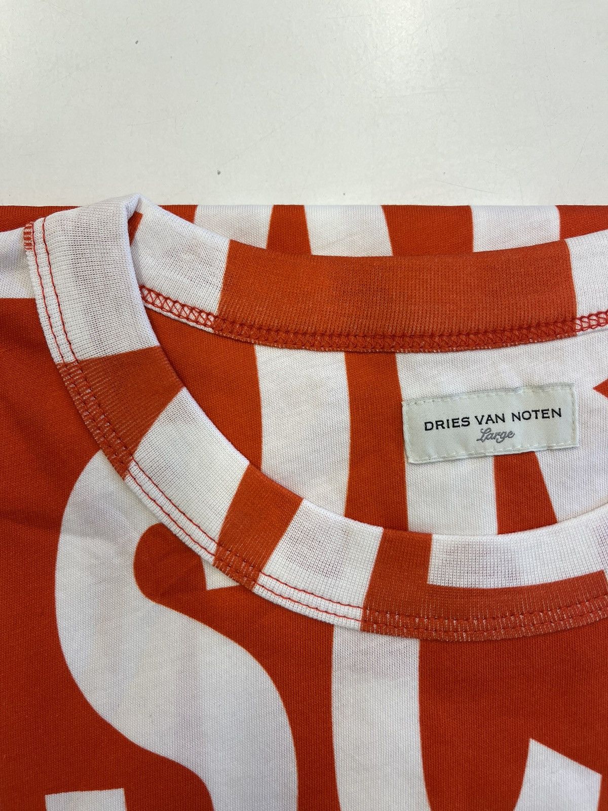 Dries Van Noten Hein Oversize Letter Print T-Shirt Size US L / EU 52-54 / 3 - 5 Thumbnail