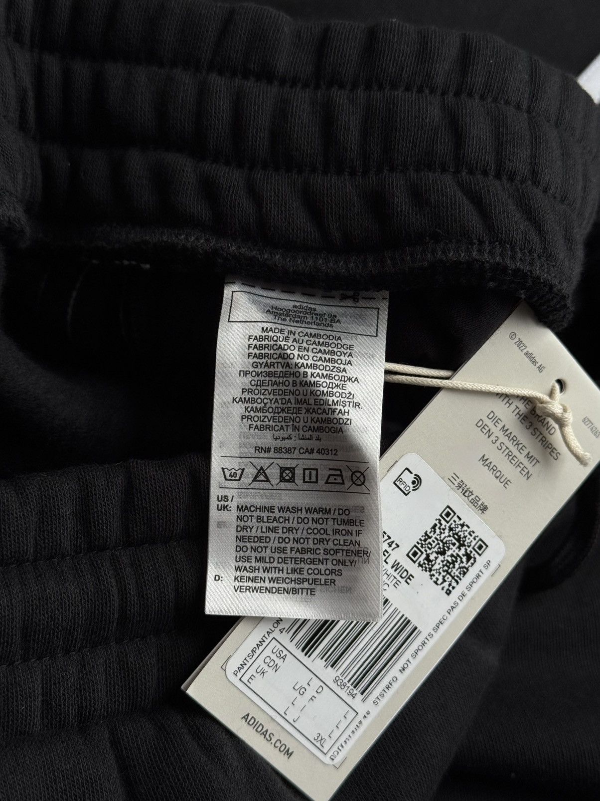 Adidas Adidas Balenciaga Style baggy Track Pants Hype Sweatpants Size US 32 / EU 48 - 19 Thumbnail