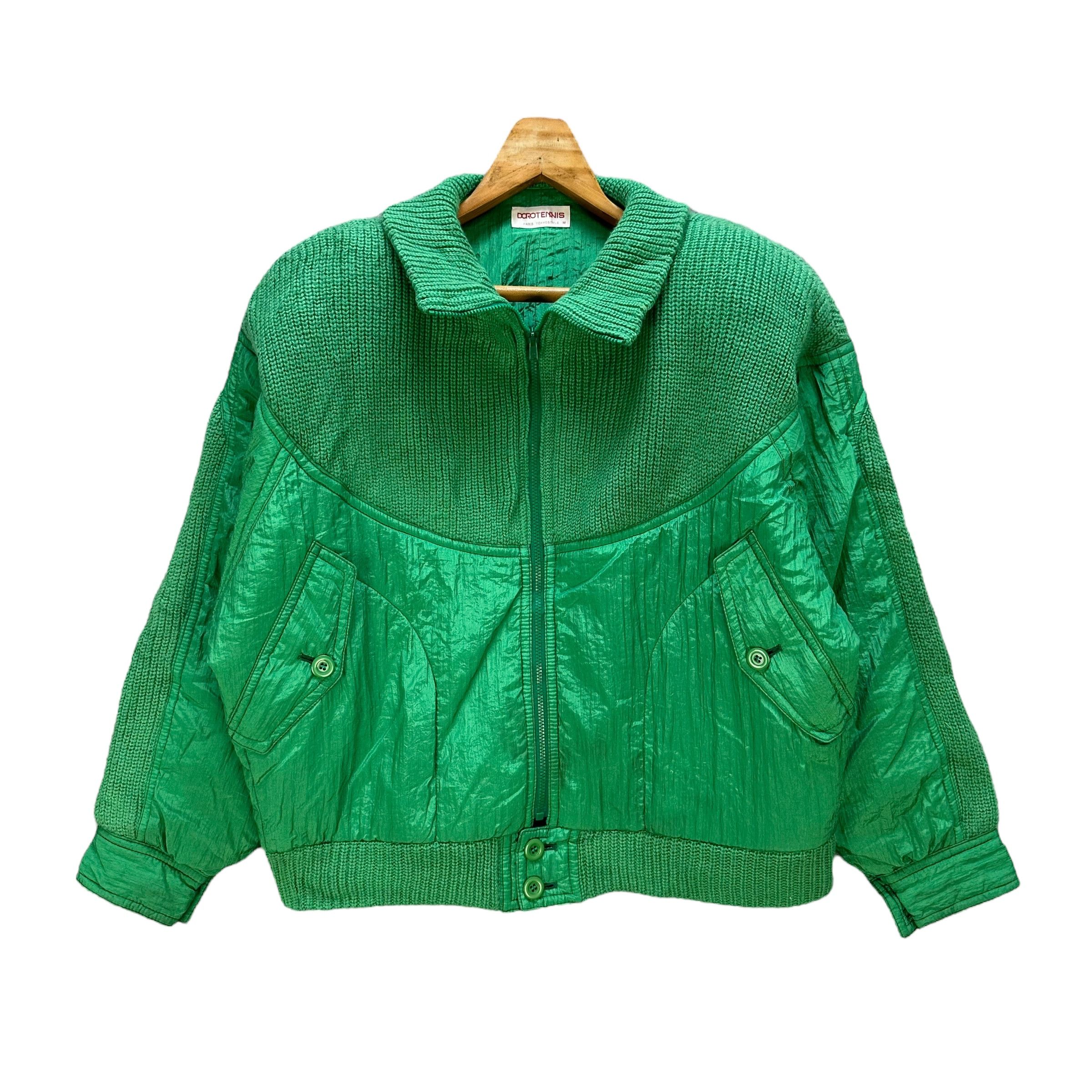 Vintage DOROTENNIS Paris Tokyo Style Hybrid Knitted Jacket #A72-1743 Size M / US 6-8 / IT 42-44 - 1 Thumbnail