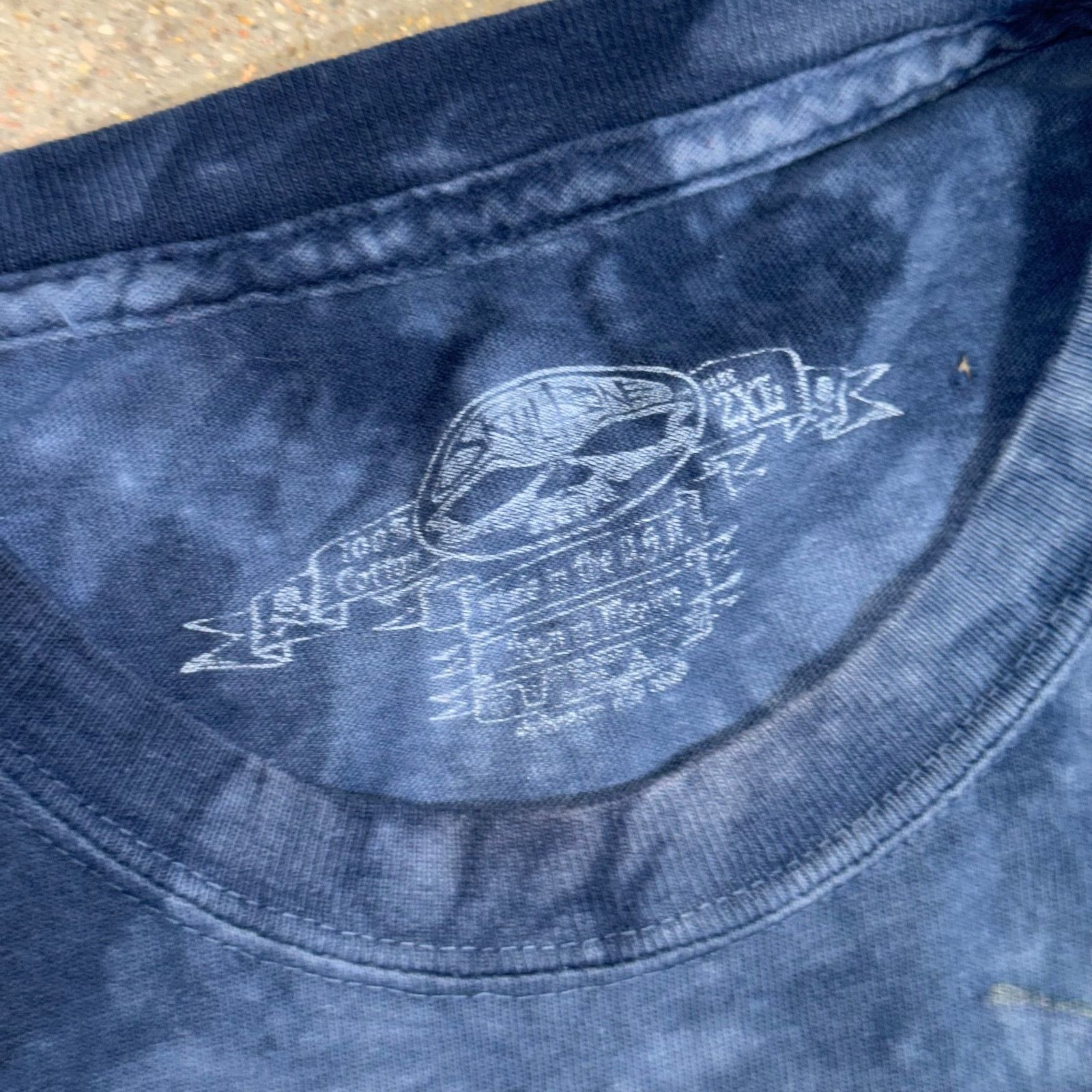 The Mountain Vtg SkulBone Mountain Men's 2XL Shirt Skeleton Drums Tie Dye Size US XXL / EU 58 / 5 - 3 Thumbnail