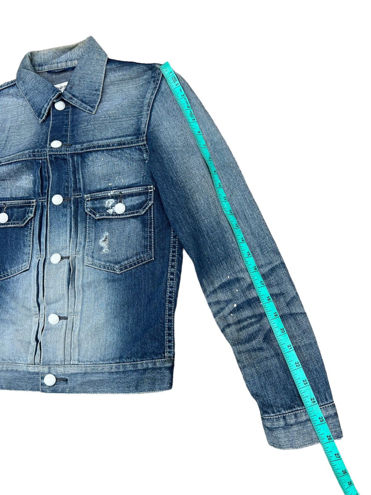 Hiroshi Fujiwara Vanquish Japan Distressed Dirty Denim Type 2 Jacket Size US S / EU 44-46 / 1 - 4 Thumbnail