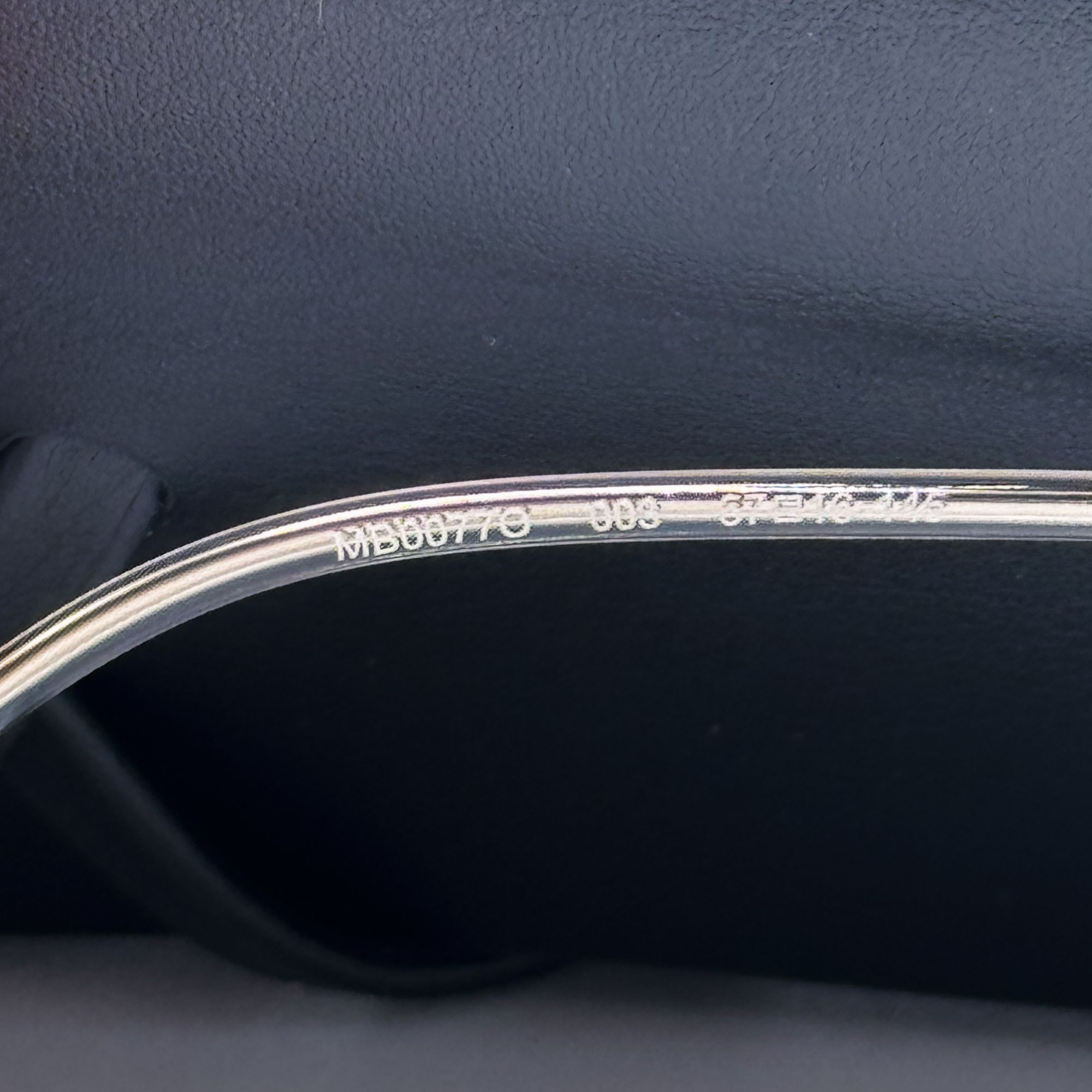 Montblanc NEW MONTBLANC EYEGLASSES MB0077O 003 SILVER MEN EYEWEAR Size ONE SIZE - 7 Thumbnail