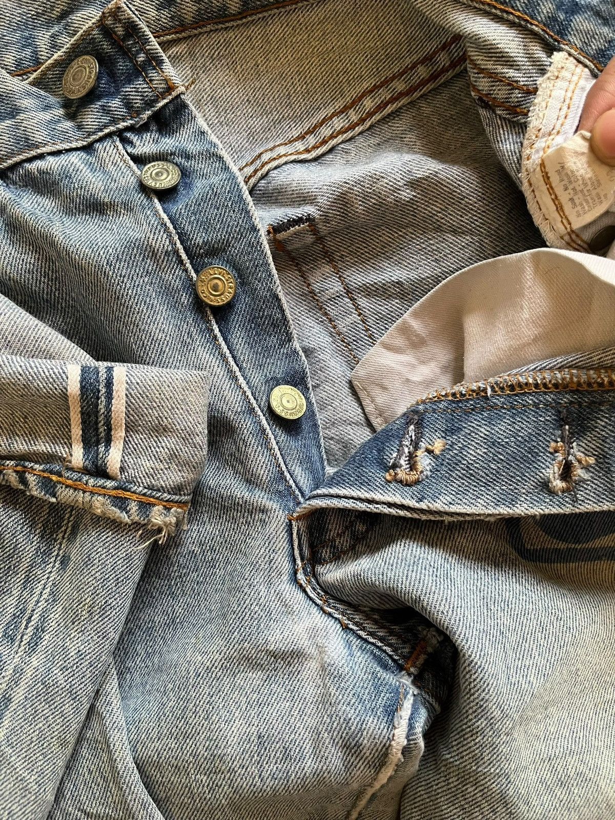 Levi's Rare Vintage 70s Levis 501 Selvedge Jeans Size US 27 - 11 Thumbnail