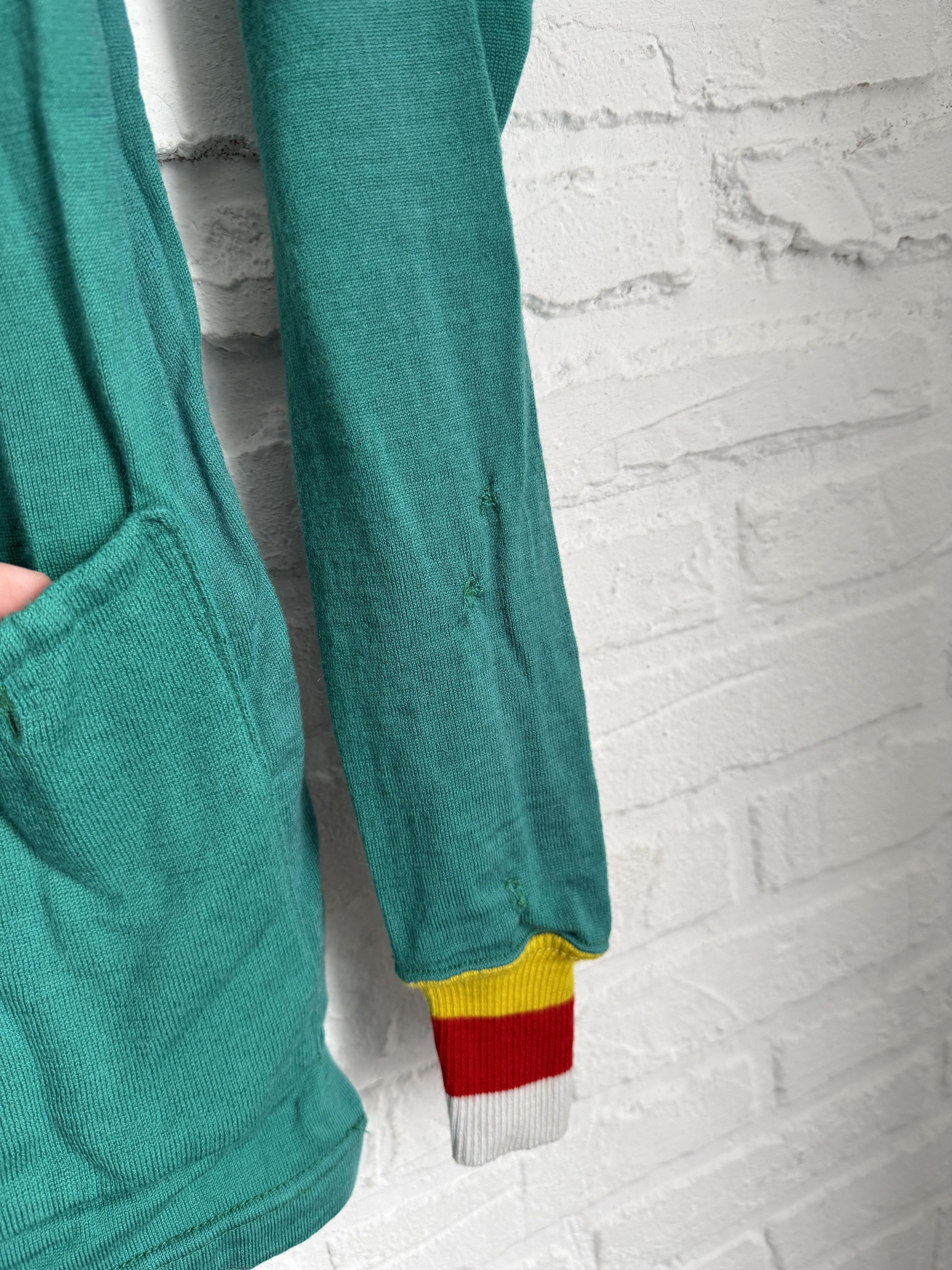Other RARE Vintage 1970s De Marchi wool cycling jersey 1.KSRC Size US M / EU 48-50 / 2 - 15 Thumbnail