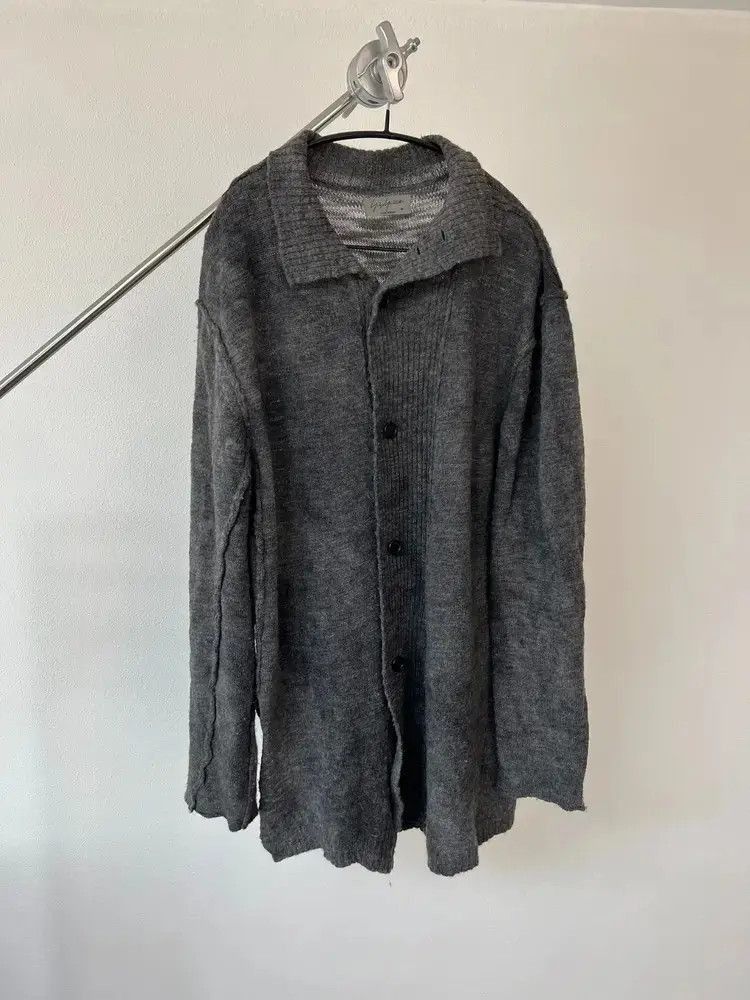 Yohji Yamamoto Pour Homme Unevenness Cardigan Jacket-2505
