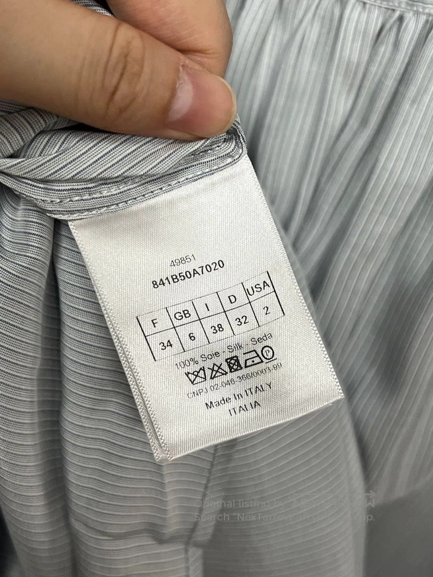 Dior Dior Bee Shirt Dress. Size XXS / US 00 / IT 34 - 4 Thumbnail