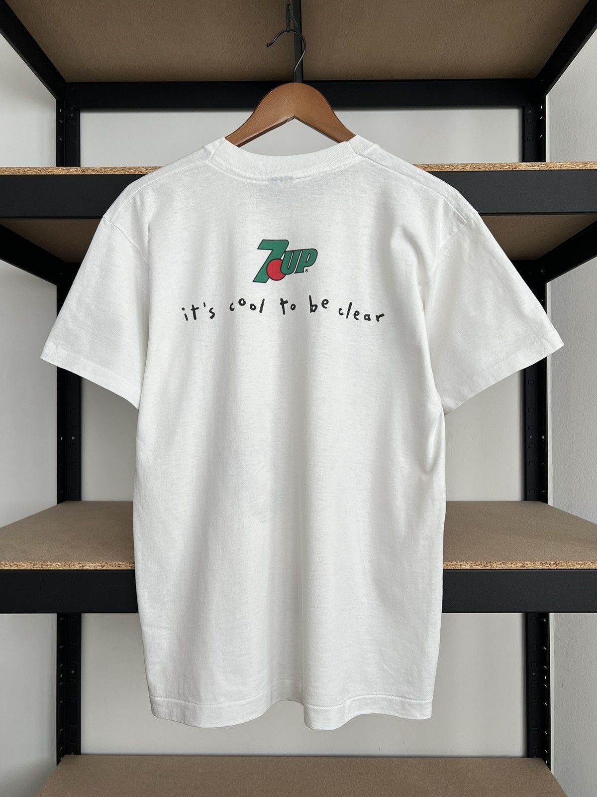 Cartoon Network Vintage 1985 Fido Dido 7up Promo Cartoon 80s White T-shirt Size US L / EU 52-54 / 3 - 2 Thumbnail