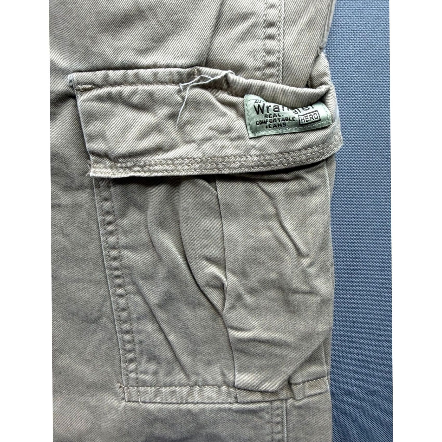 Wrangler Wrangler Cargo Pants Mens Tan Khaki Relaxed Fit Cotton Workwear 38x32 Size US 38 / EU 54 - 5 Thumbnail