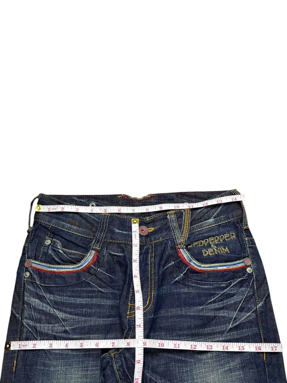 Japanese Brand Vintage Japanese Brand Mud Wash Side Adjuster Loose Jeans Size US 29 - 12 Thumbnail