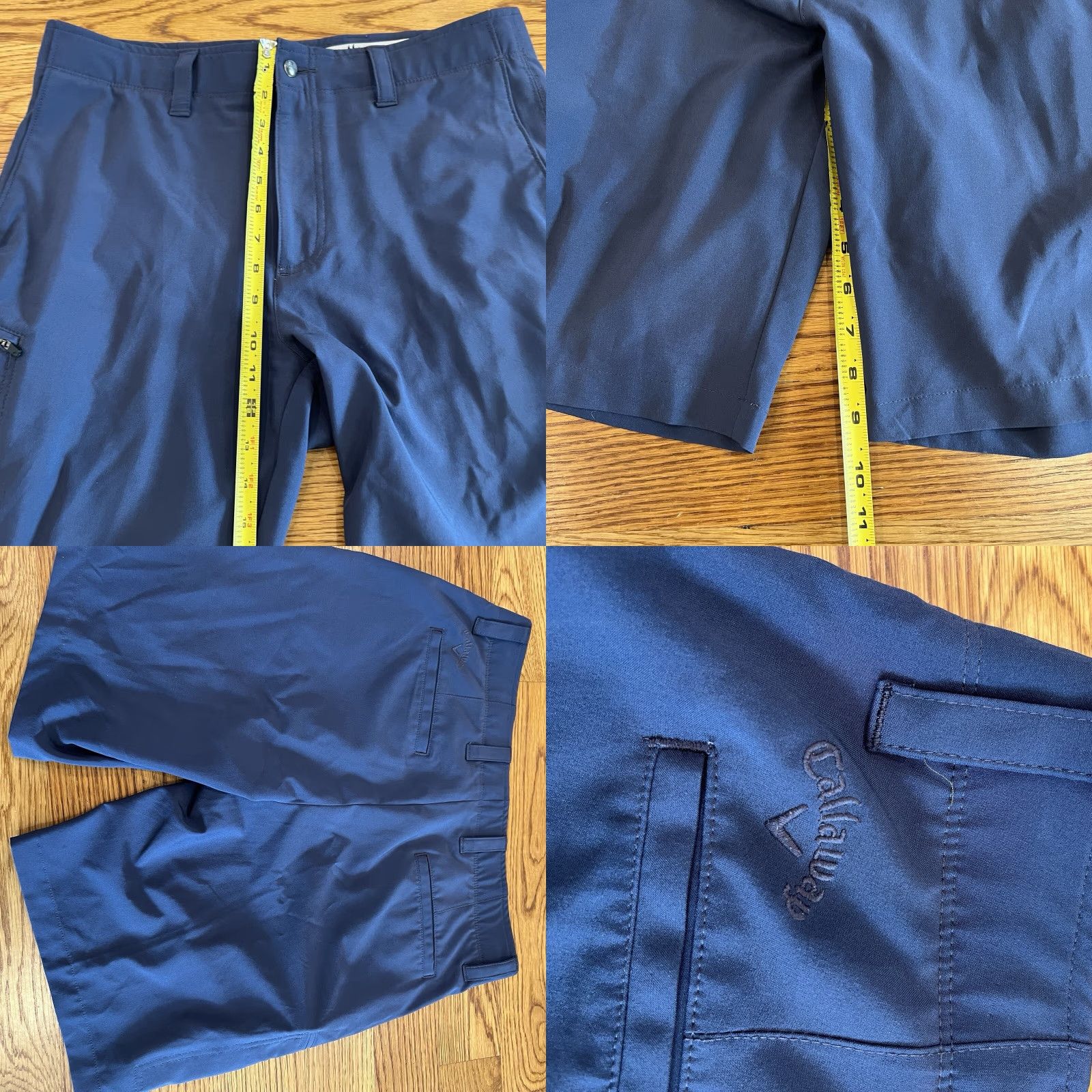 Callaway Callaway Golf Shorts Mens 34 Blue Preppy Quick Dry Active Stretch Chino Workwear Size US 34 / EU 50 - 8 Thumbnail