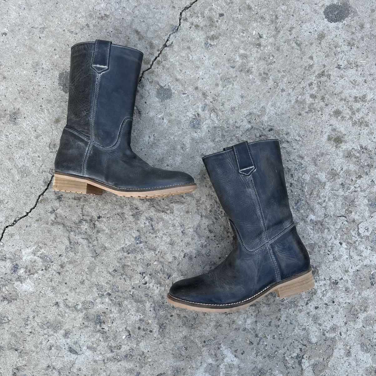 Leather Vintage Women’s Leather Boots HIP Y2K 00s USA Size 37 Size US 7 / IT 37 - 1 Thumbnail