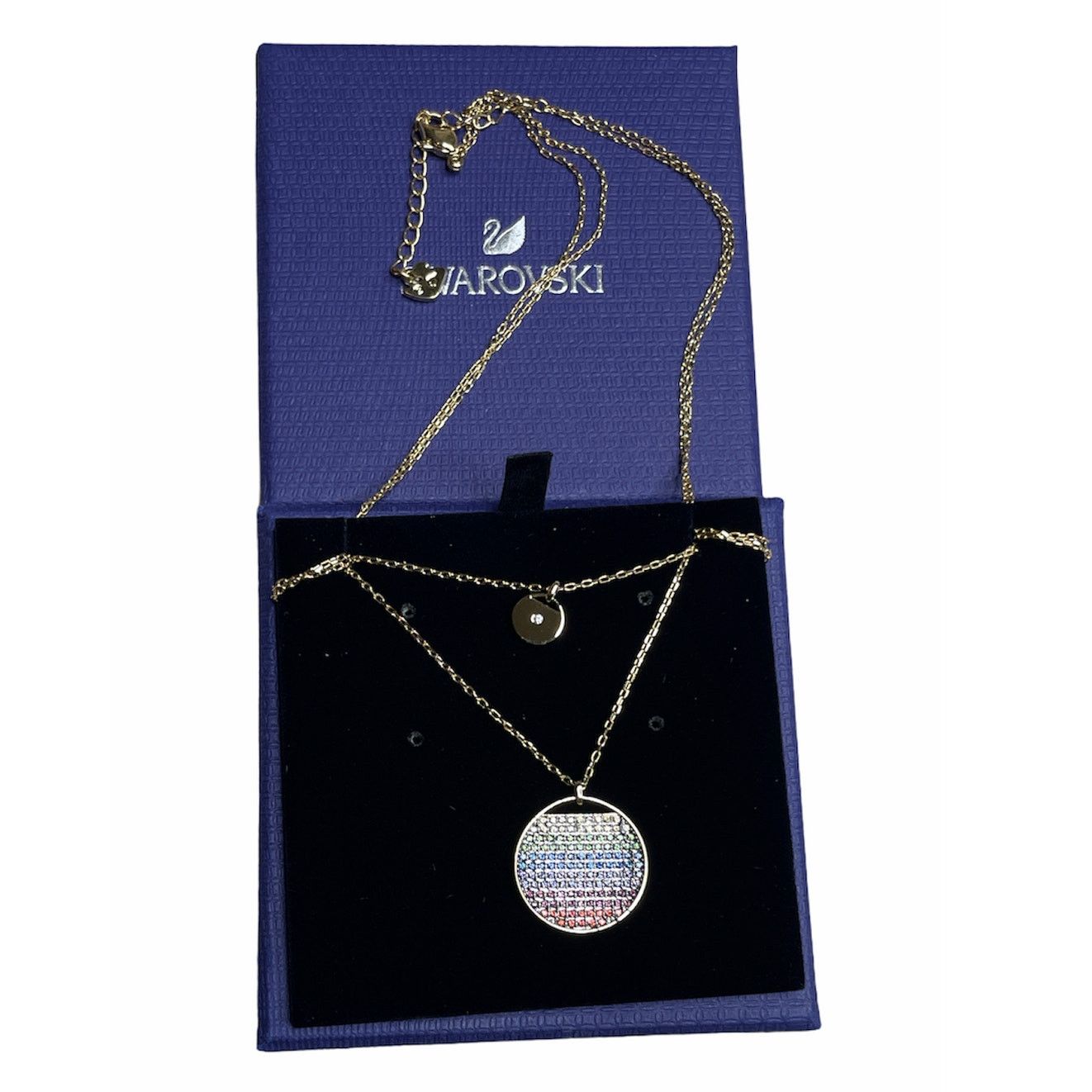 Swarovski Swarovski Ginger Double Layered Rainbow Pendant Necklace Size ONE SIZE - 3 Thumbnail