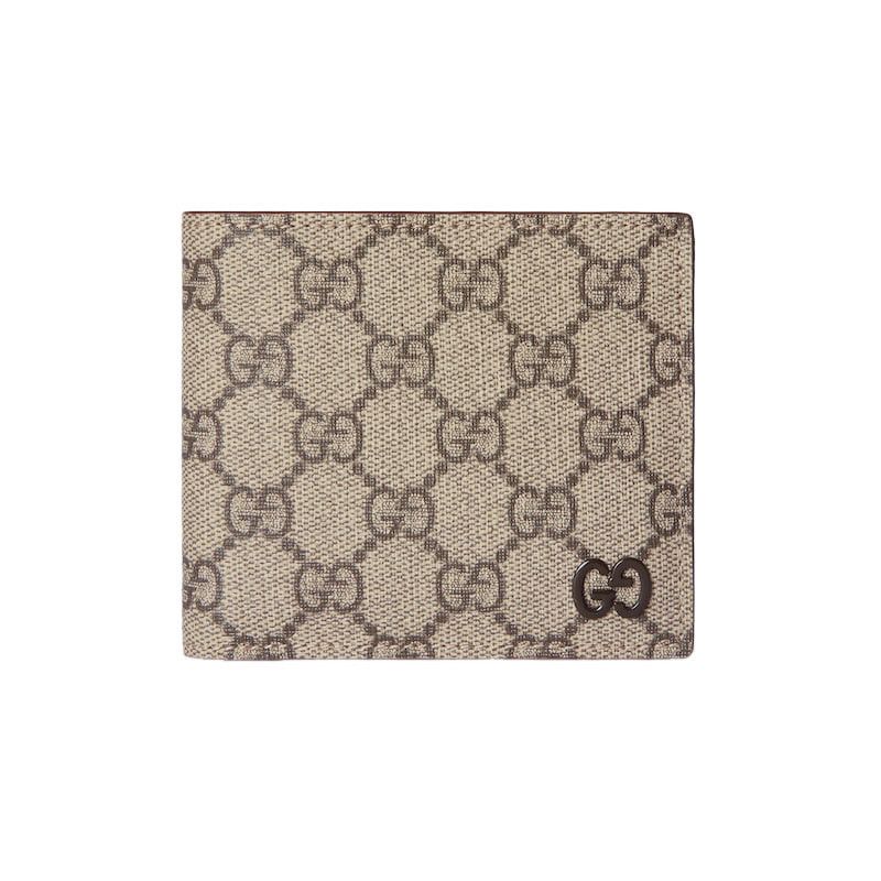 GUCCI Beige And Ebony GG Canvas Coin Wallet New And Authenti