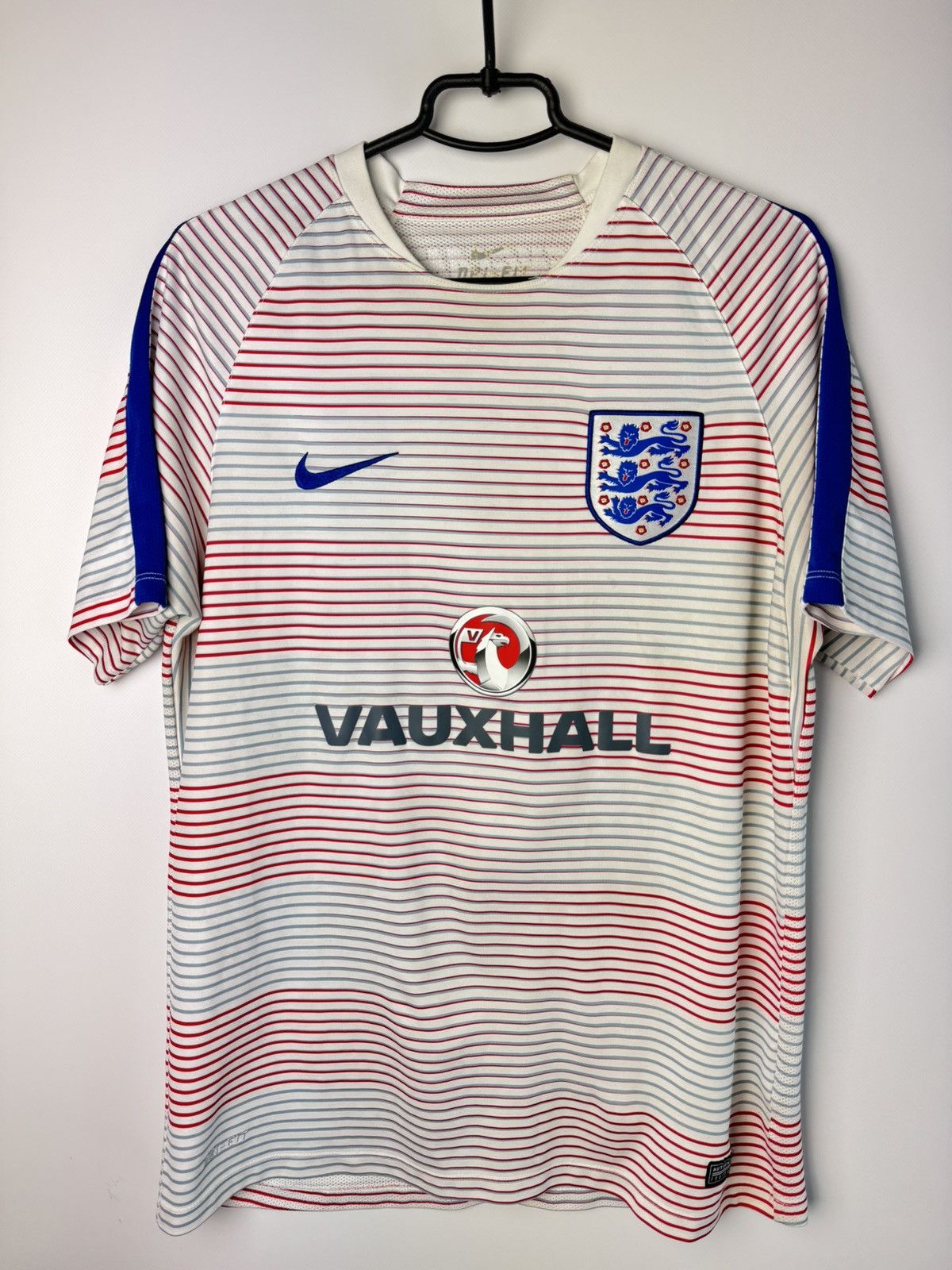 Nike England 2016/17 Pre Match Training Shirt Soccer Jersey Nike Size US L / EU 52-54 / 3 - 1 Thumbnail
