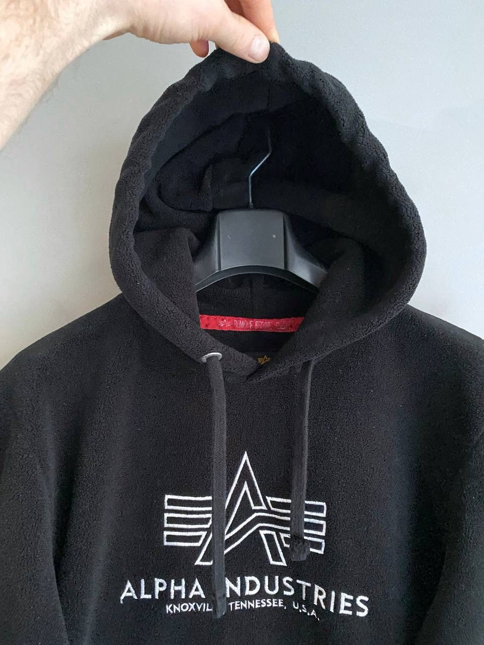 Alpha Industries Alpha Industries Men's Black Fleece Hoodie, Size M Size US M / EU 48-50 / 2 - 5 Thumbnail