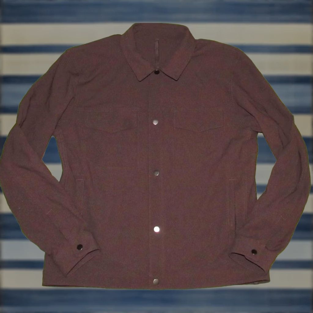 Lululemon LULULEMON Brown Front Snap Twill Utility Jacket Large Mens Jacket Brown Front Snap Twill Utility Jacket Large Size US L / EU 52-54 / 3 - 1 Thumbnail