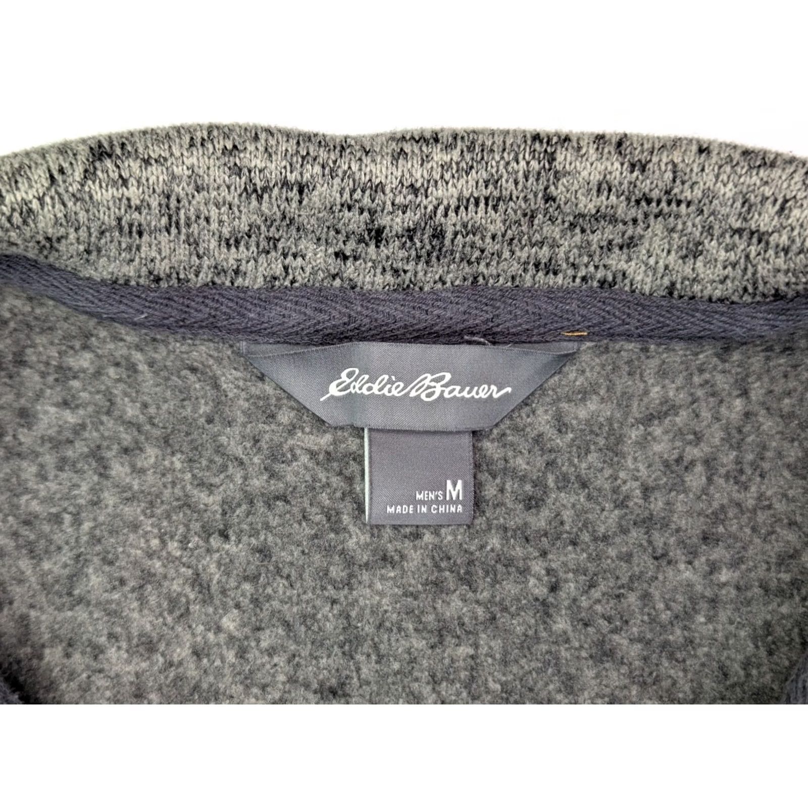 Eddie Bauer Eddie Bauer Sweater Pullover Fleece Men M Gray Outdoor Gear 1/4 Snap Button Size US M / EU 48-50 / 2 - 5 Thumbnail
