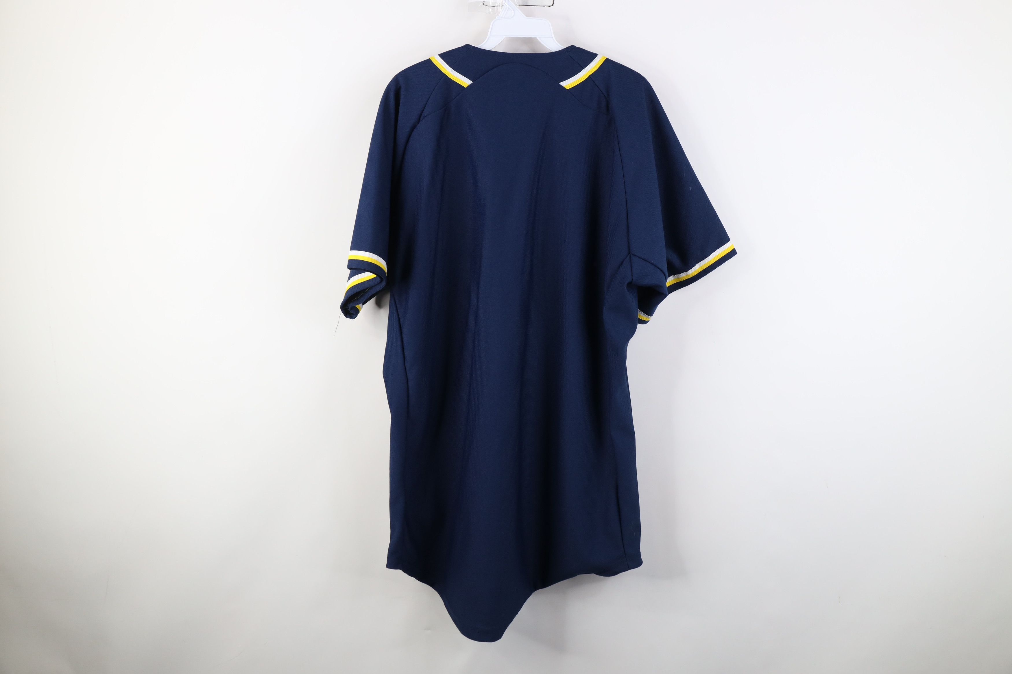 Adidas Adidas University of Michigan Baseball Jersey Blue 2013 USA Size US XL / EU 56 / 4 - 12 Thumbnail