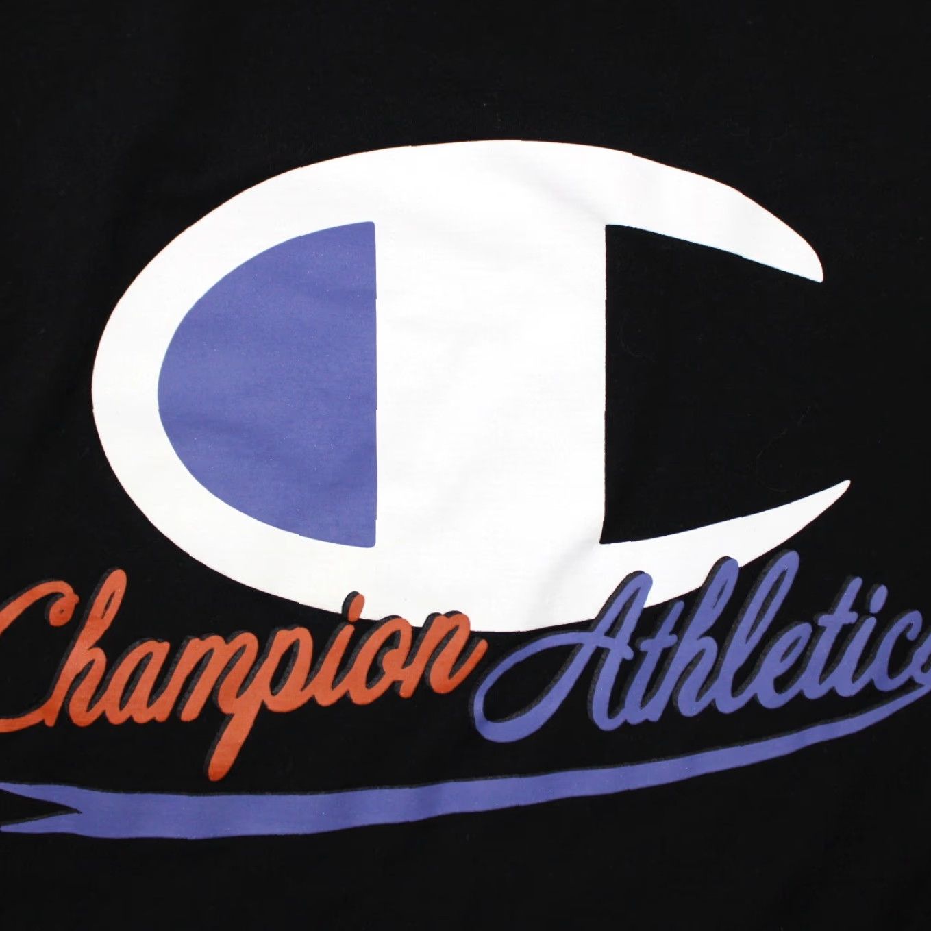 Champion Champion Athletics Shirt Mens 2XB XXL-Big Black Cotton Short Sleeve Pullover Shirt Size US XXL / EU 58 / 5 - 7 Thumbnail