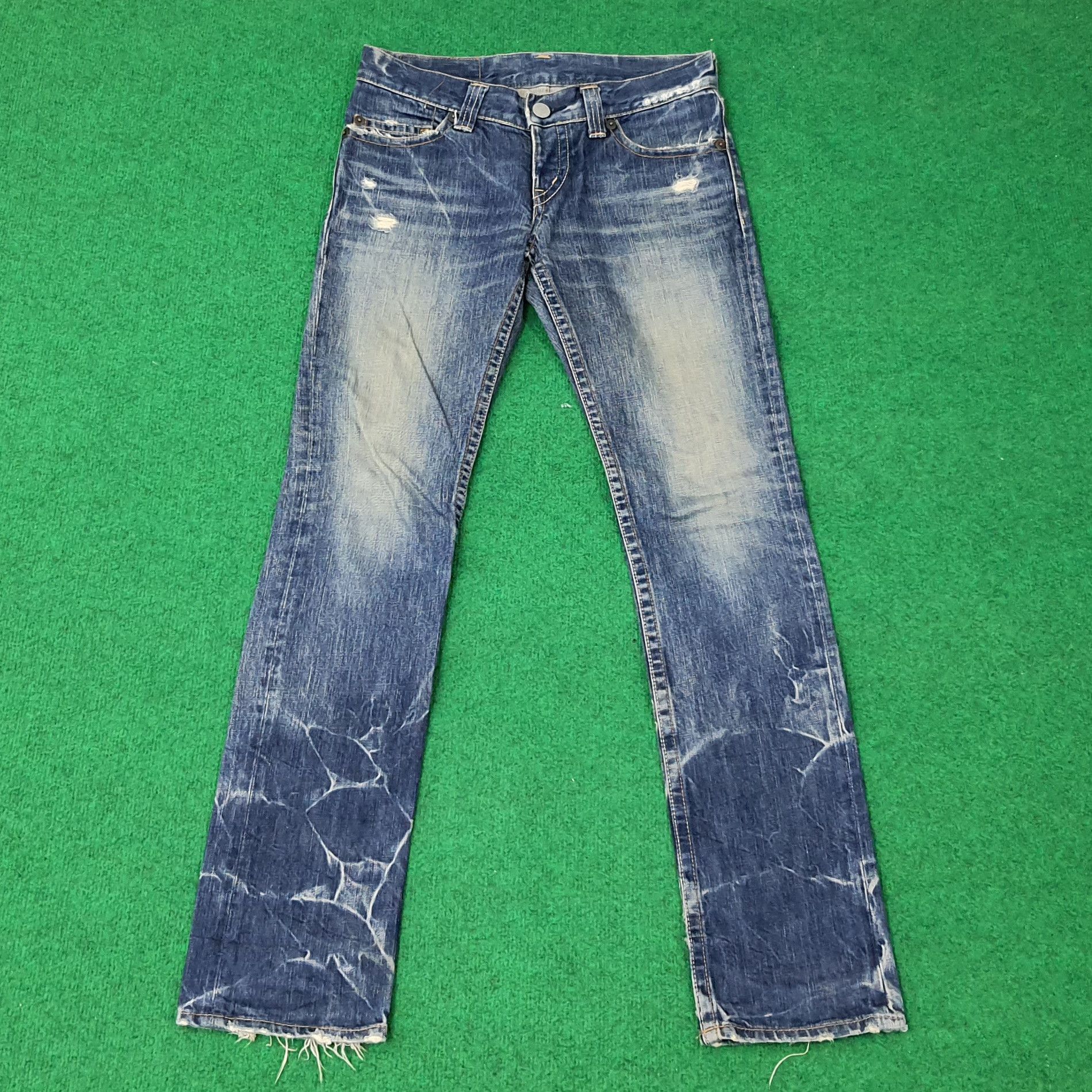 Hysteric Glamour Vintage Hysteric Glamour Kinky Custom Logo Jeans C258N12 Size 31" - 4 Thumbnail