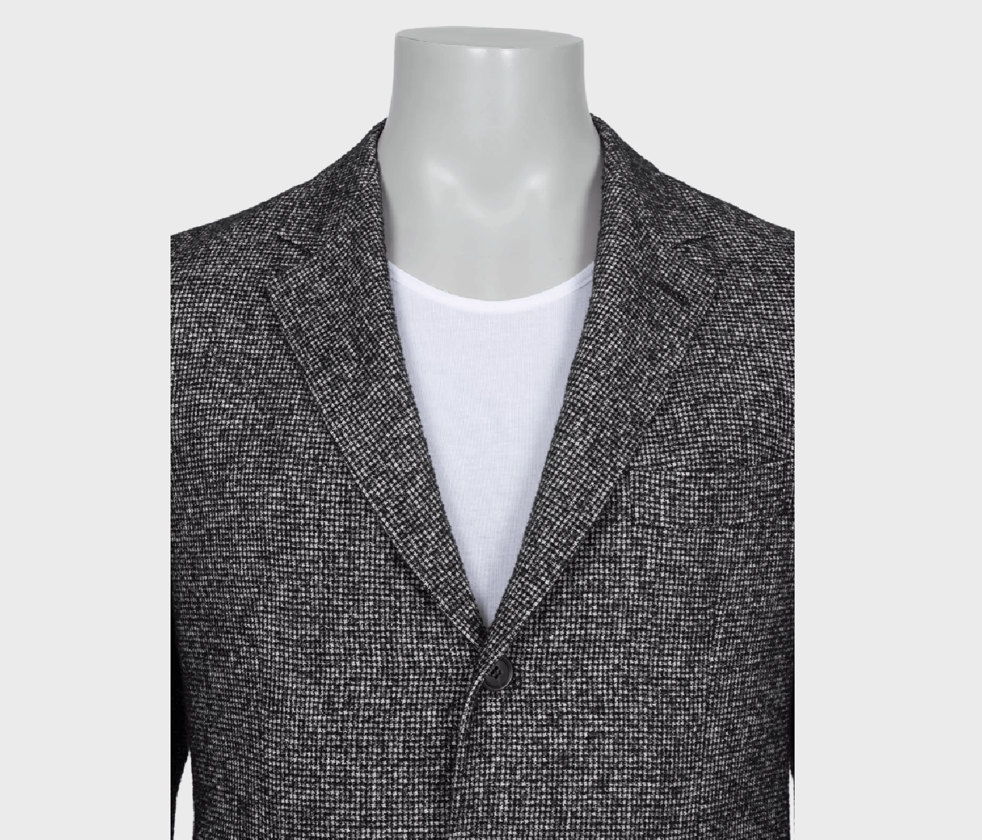 Brunello Cucinelli Brunello Cucinelli men’s black & white micro-pattern jacket Size 50R - 4 Thumbnail