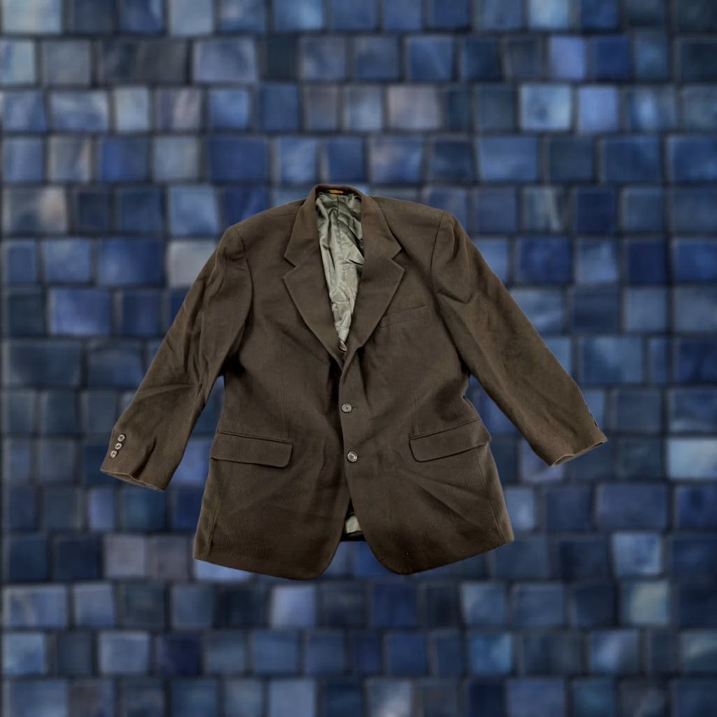 Brooks Brothers VINTAGE Brooks Brothers Camel Hair Blazer Mens 45 Brown Sport Coat Suit Jacket 2 Piece Six-Button Regular Size 44 Chest Brown Men Cowboy? Size 44R - 1 Thumbnail