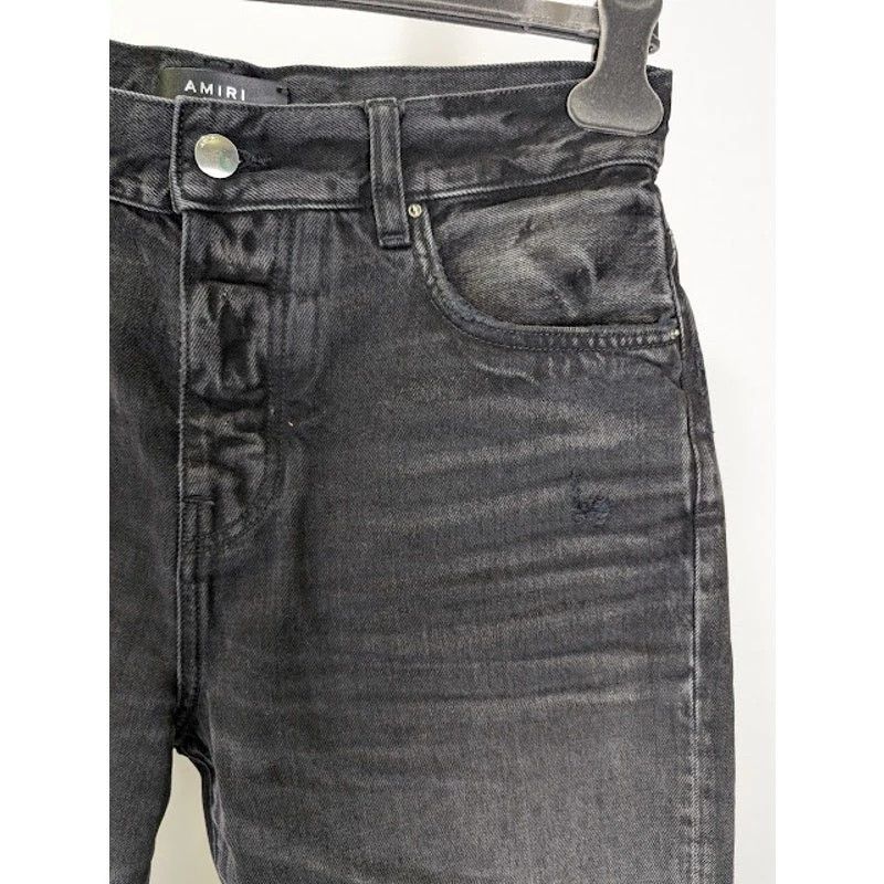 Amiri o1rshd1 Stack Straight Jeans in Faded Black Size US 30 / EU 46 - 8 Thumbnail