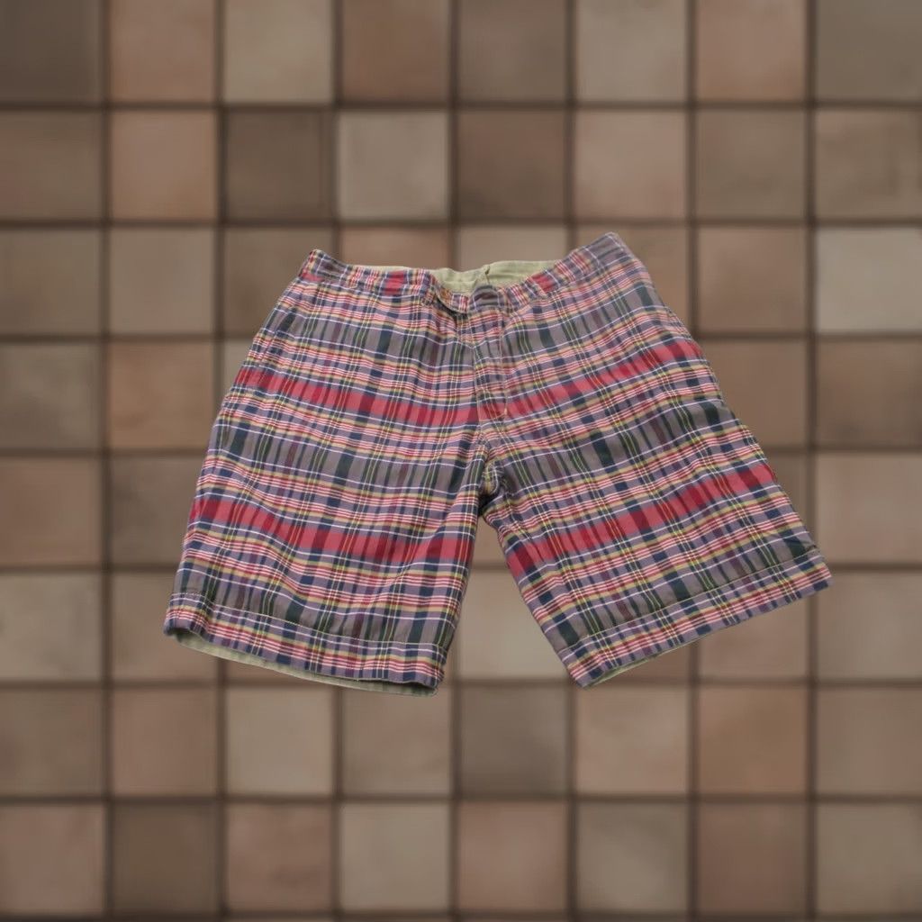 Polo Ralph Lauren Polo Ralph Lauren Shorts Mens 38 Plaid Colorful Chino Reversible Preppy Golf Casual Knit Cotton Front Flat Front Inseam 10in Spring Summer 38 Mens Size US M / EU 48-50 / 2 - 1 Thumbnail