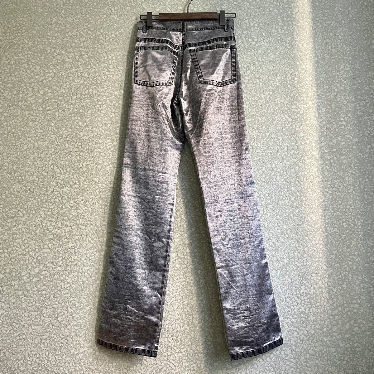 Ann Demeulemeester SS01 Silver 5-Pocket Pants Size US 28 / EU 44 - 2 Thumbnail
