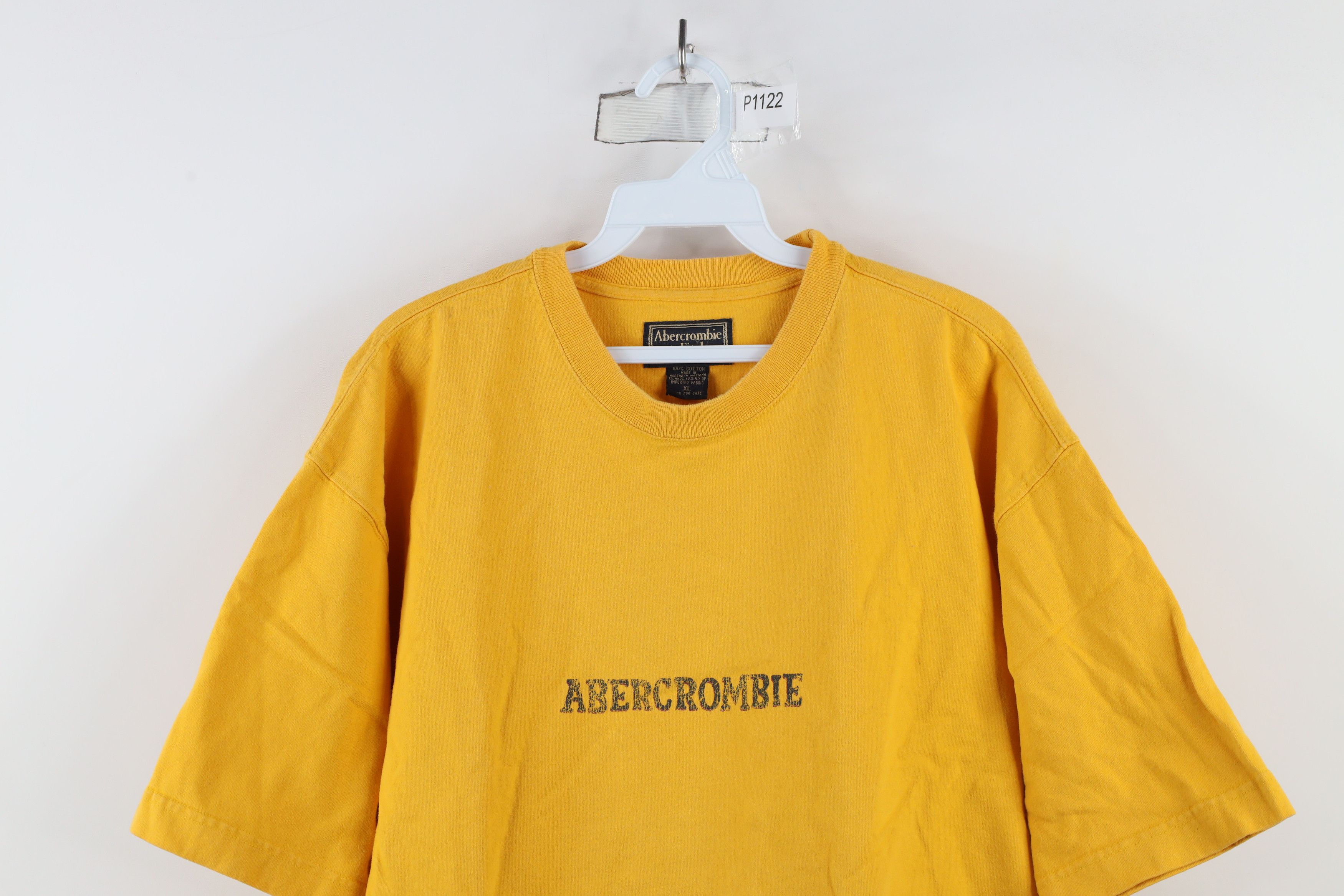 Abercrombie & Fitch × Vintage Vintage 90s Abercrombie & Fitch Spell Heavyweight T-Shirt Size US XL / EU 56 / 4 - 2 Thumbnail