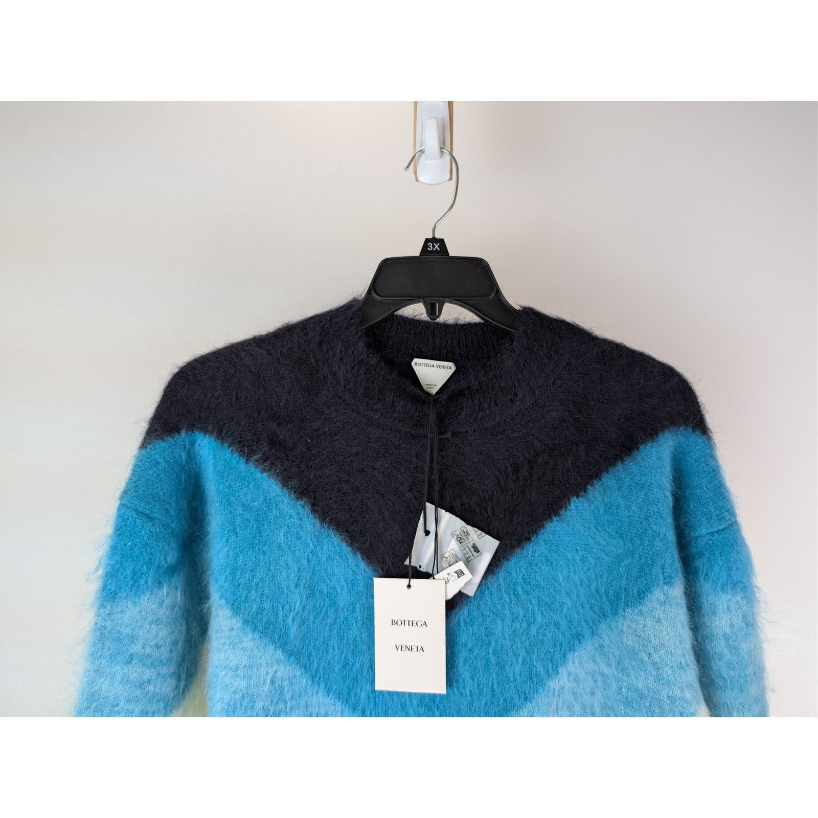 Bottega Veneta o1rshd1 wool mohair chevron jumper Knitwear Sweatshirt Size US M / EU 48-50 / 2 - 3 Thumbnail