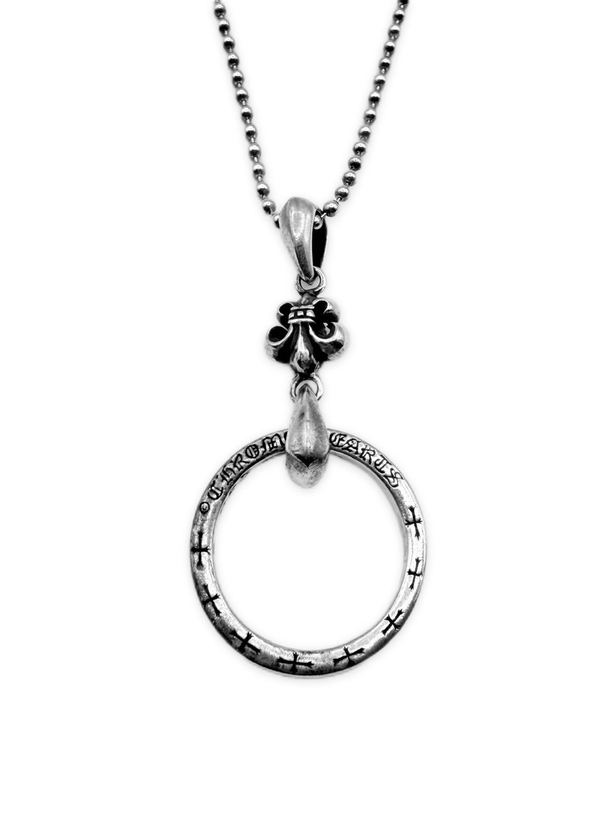 Chrome Hearts Chrome Hearts Fleur Ring Eyewear .925 Silver 30 in Necklace Size ONE SIZE - 2 Thumbnail