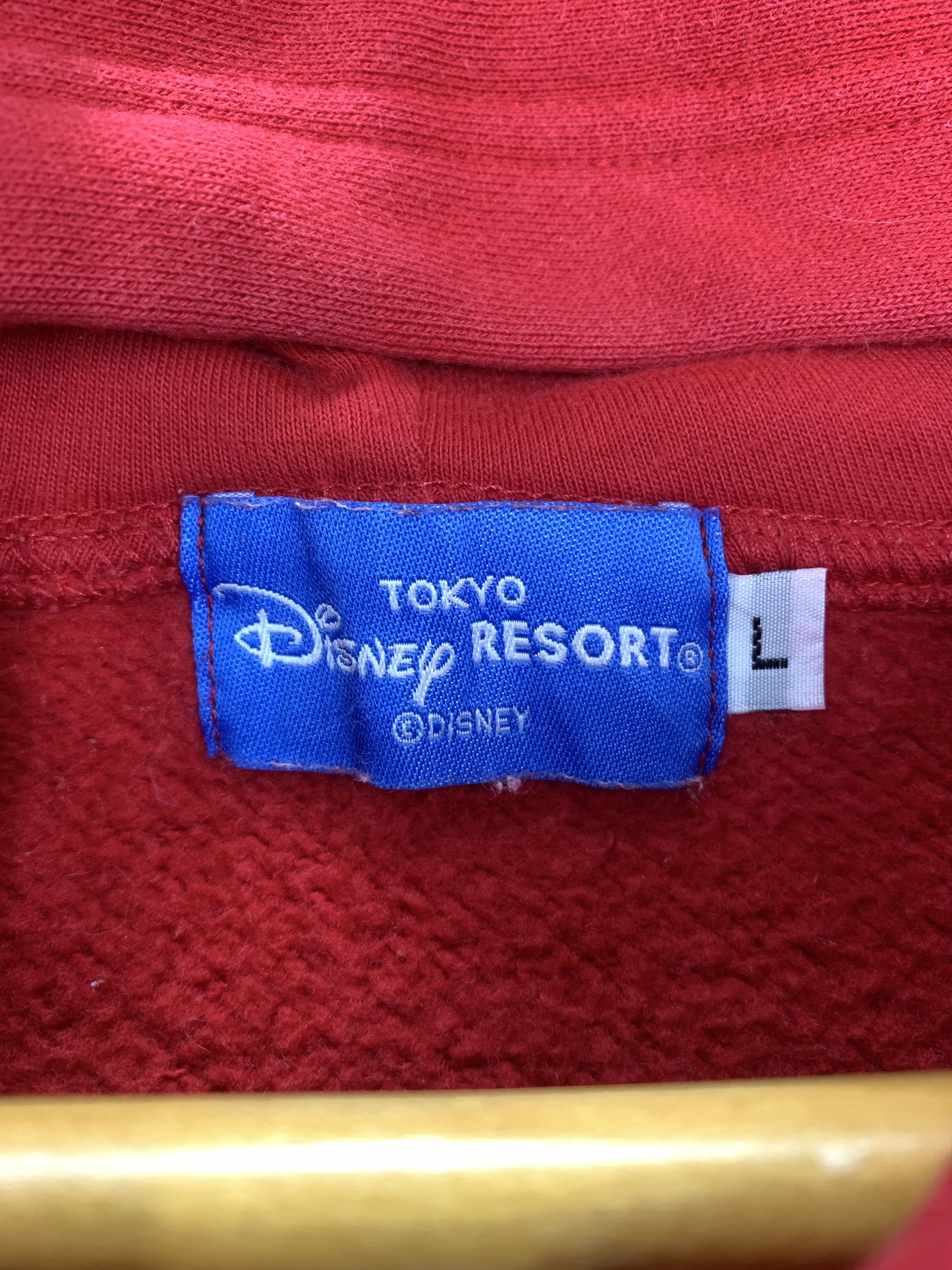Disney Vintage TOKYO DISNEY RESORT Ear Zipper Hoodie #2160/19 Size US M / EU 48-50 / 2 - 7 Thumbnail