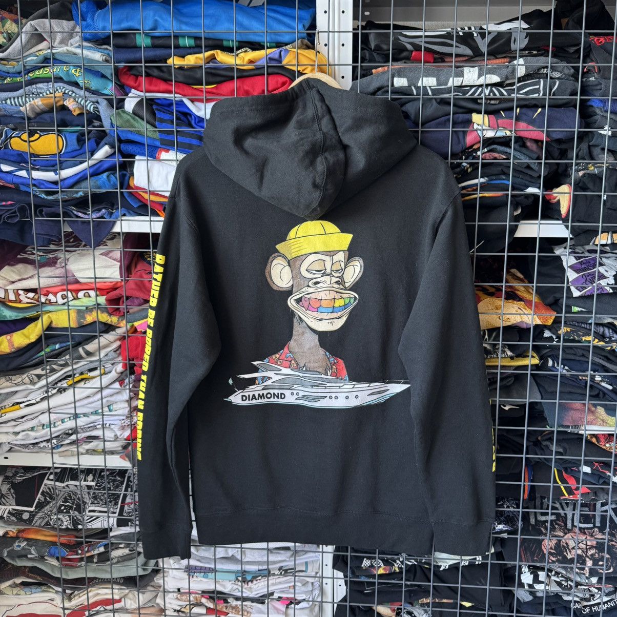 Diamond Supply Co. Diamond X Bored Ape Yacht Club NFT Collection BYAC Hoodie Size US S / EU 44-46 / 1 - 2 Thumbnail
