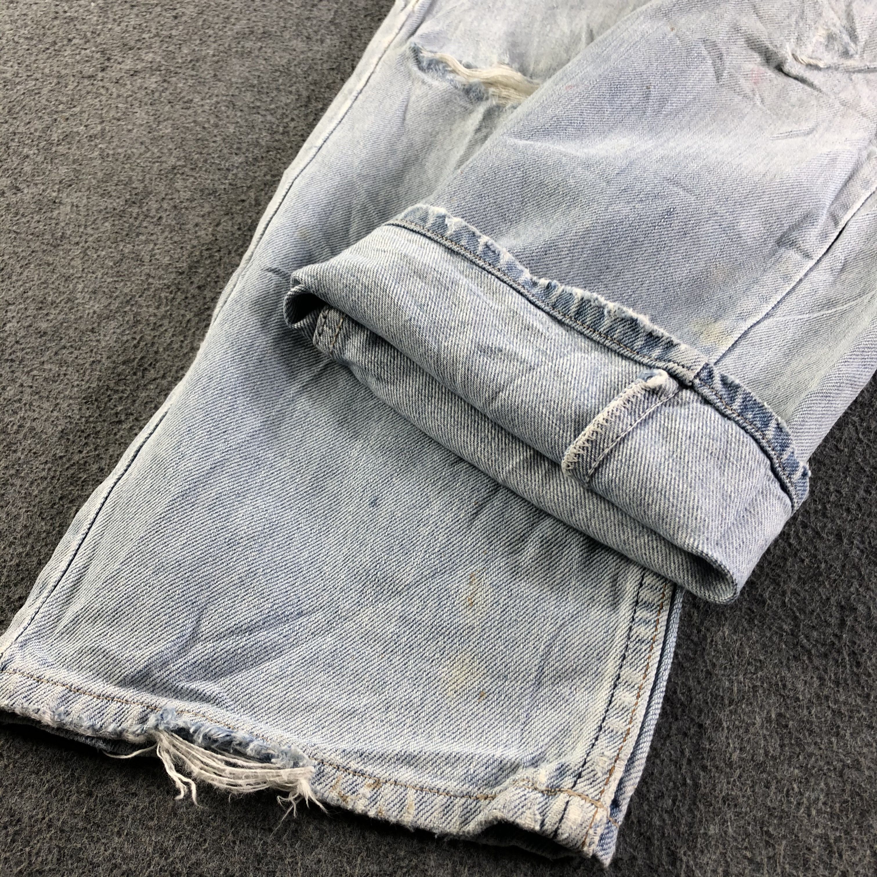 Levi's 80s Vintage Light Wash Levis Jeans-J3876 Size US 31 - 6 Thumbnail