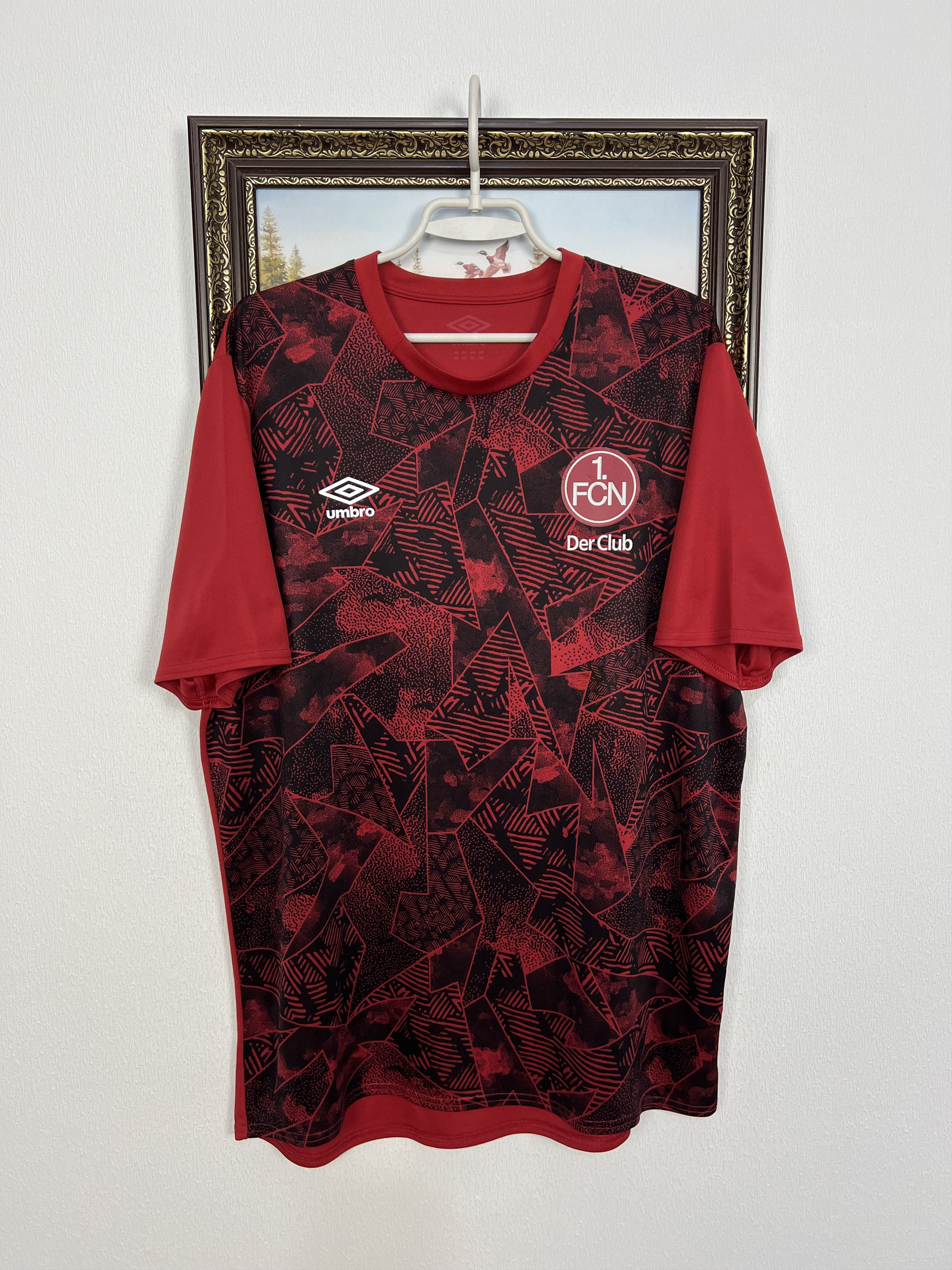Umbro Nurnberg Football Train Shirt Soccer Jersey Sport Trikot Size US XXL / EU 58 / 5 - 1 Thumbnail