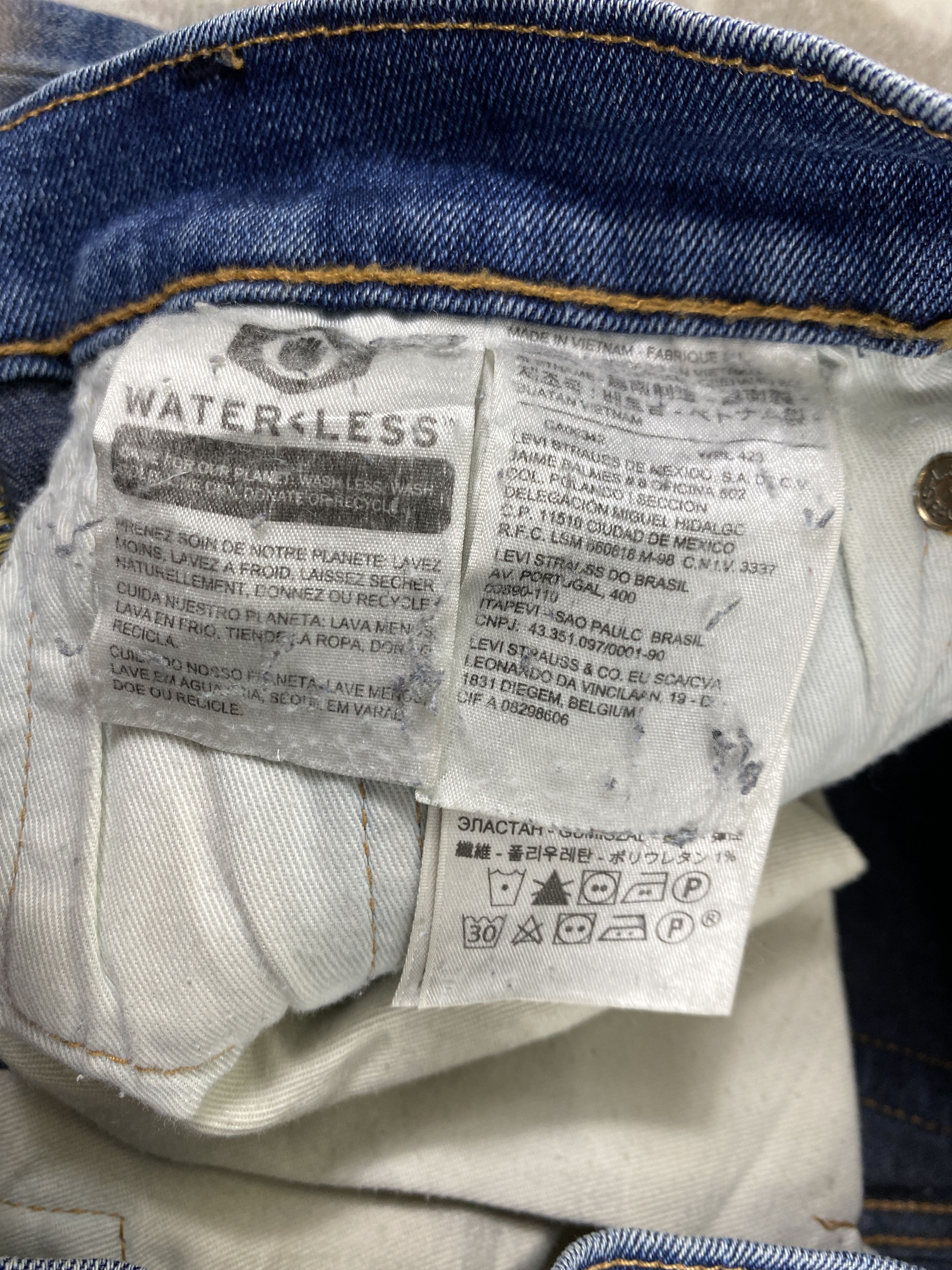 Levi's Distressed Blue Levi's 502 Jeans 28x28.5 - JN3727 Size US 28 / EU 44 - 9 Thumbnail