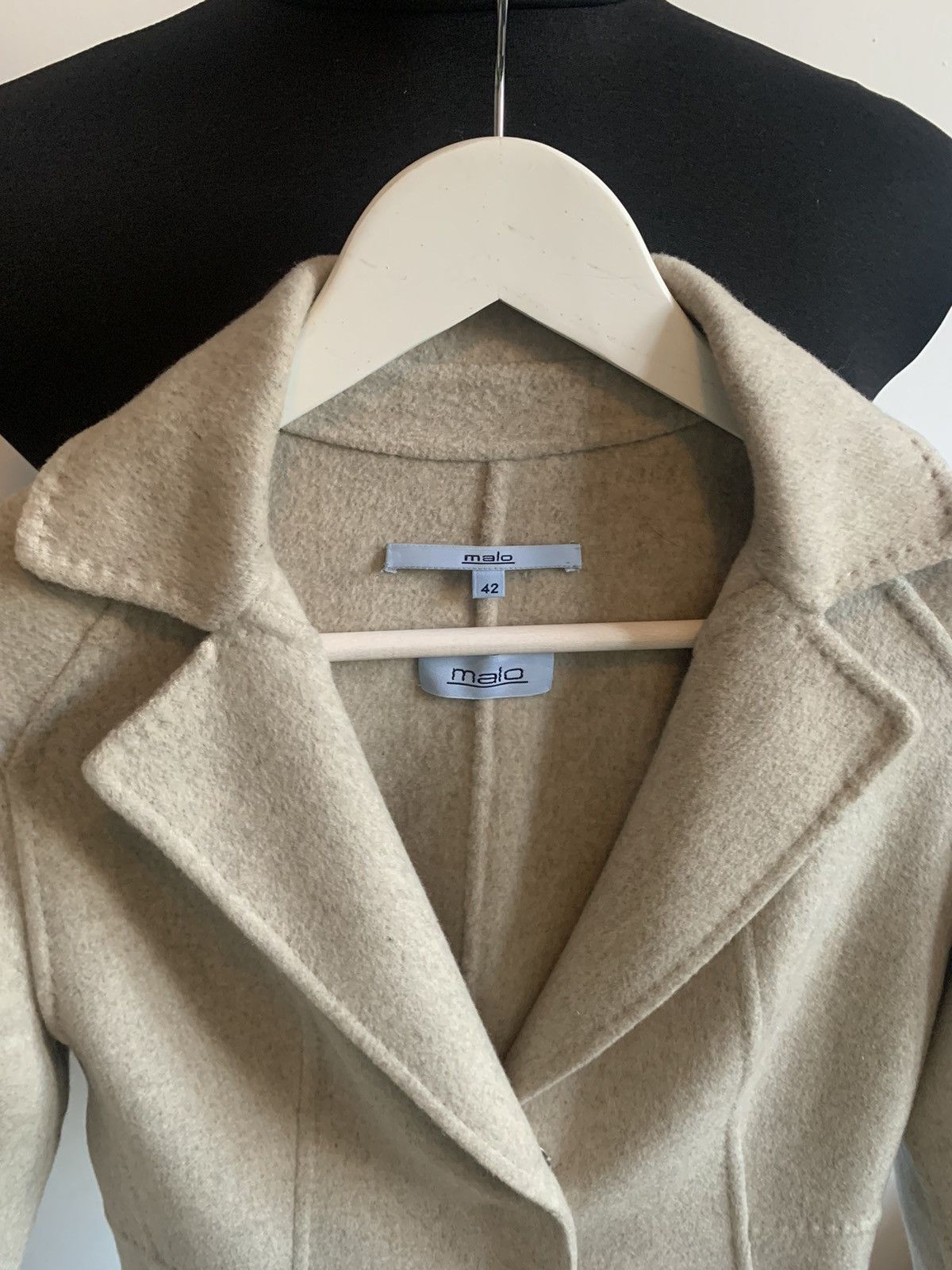 Malo Coat wool and cashmere Malo for women Size M / US 6-8 / IT 42-44 - 6 Thumbnail