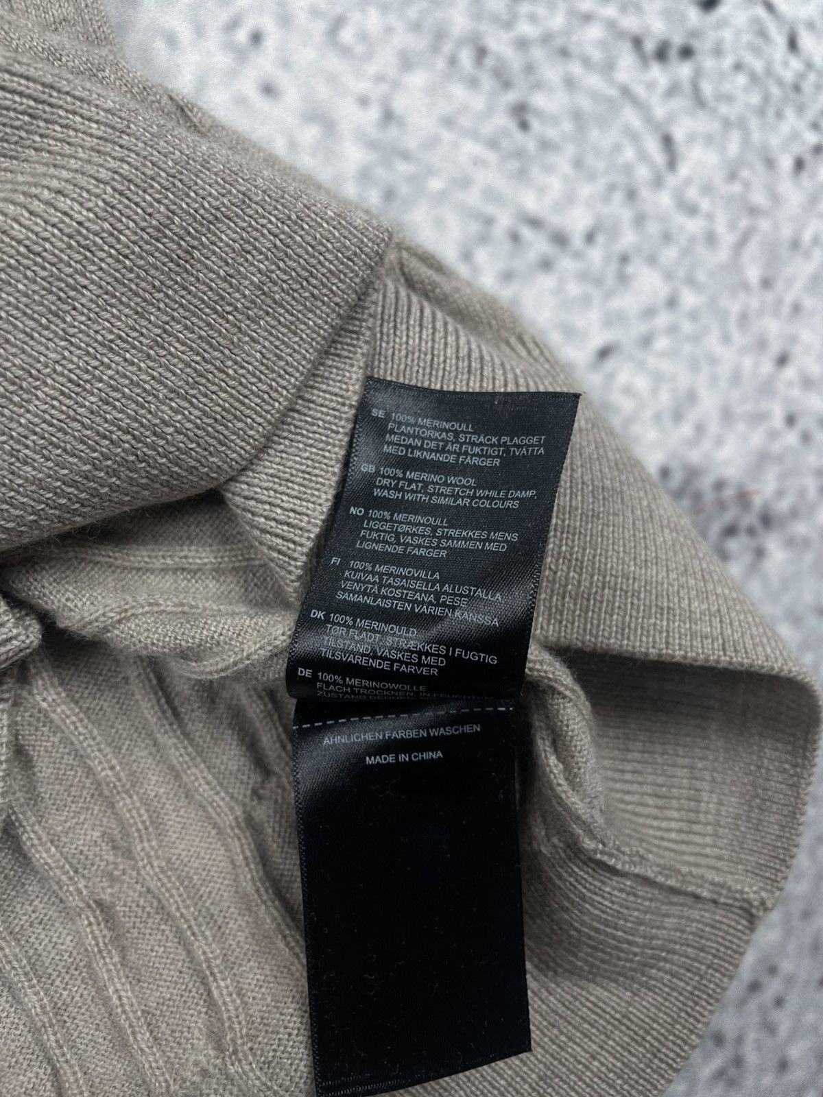 Morris Morris Stockholm M Merino Wool Cable Knit Sweater luxury egv Size US M / EU 48-50 / 2 - 6 Thumbnail