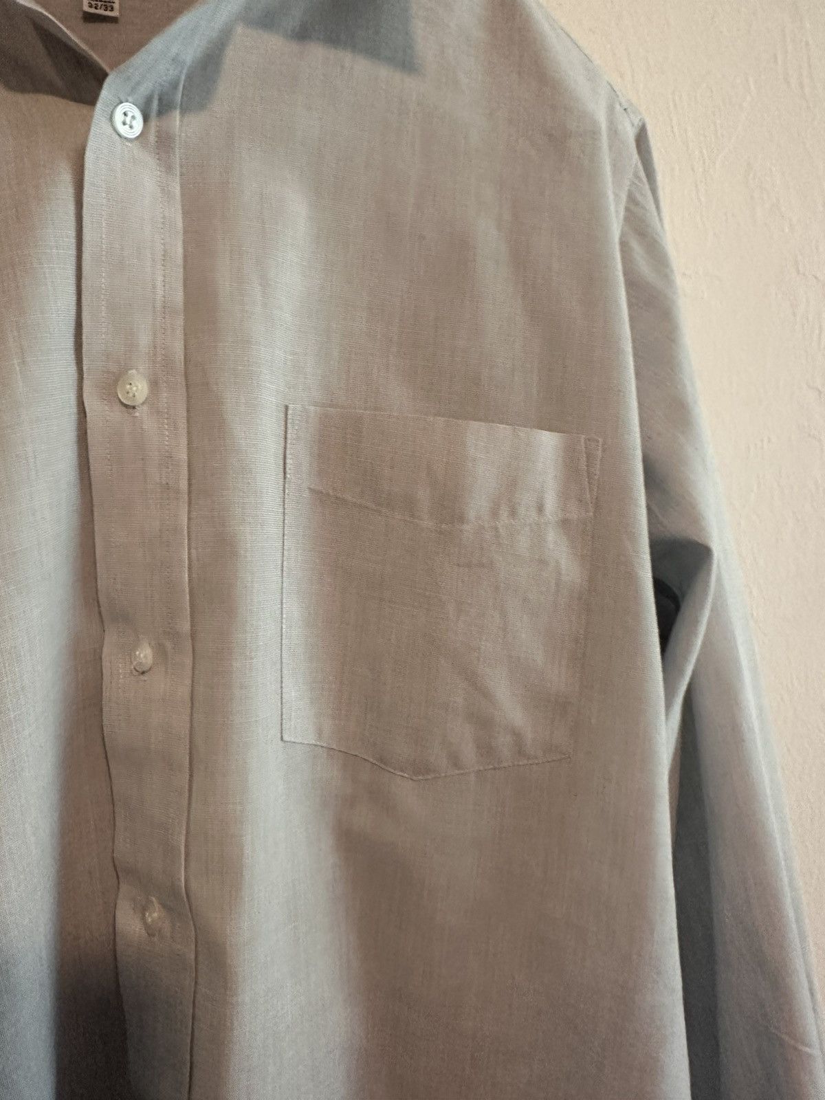 Lanvin Grey Button Down Shirt Sz 15